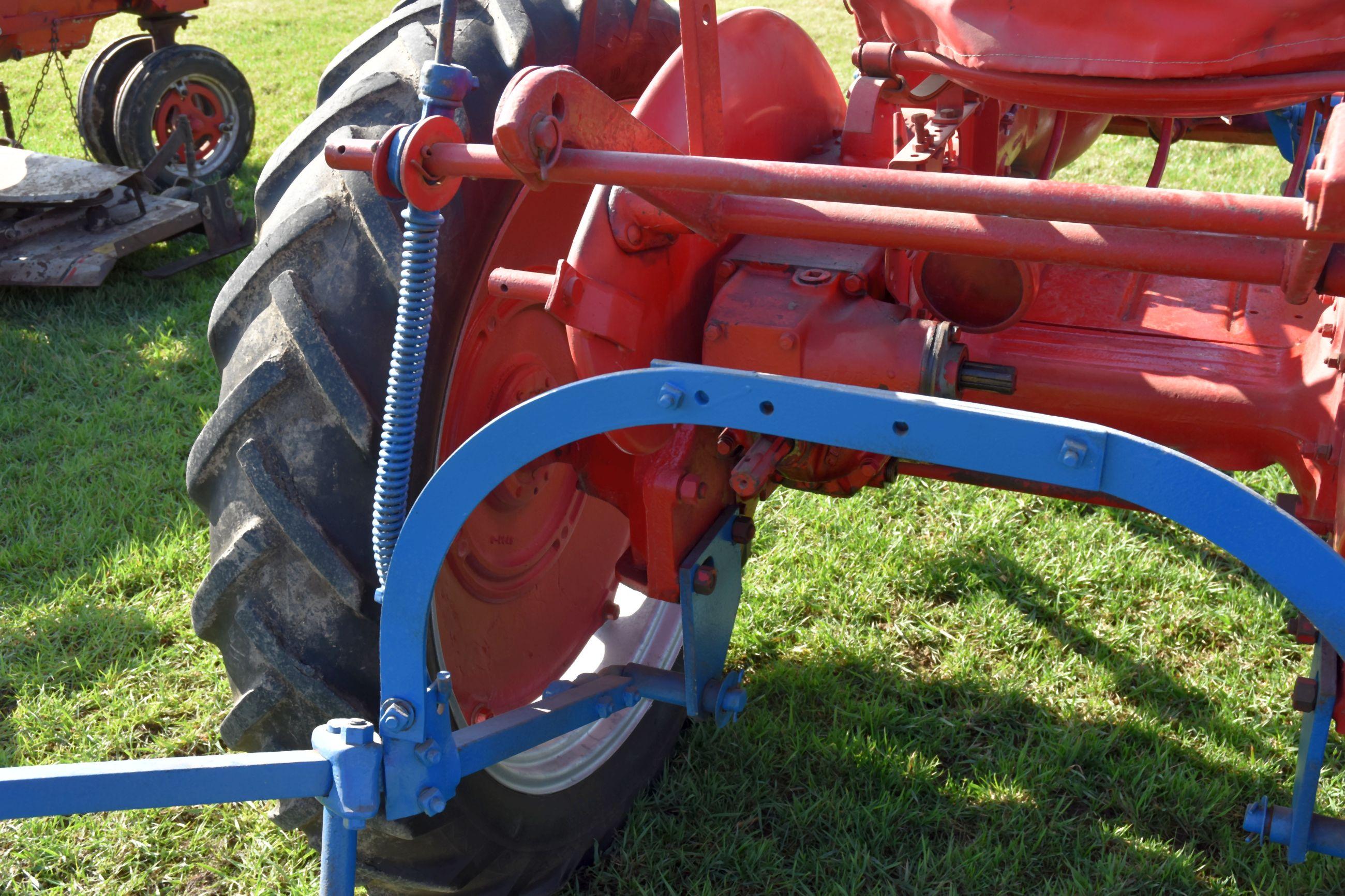 Farmall Super AV High Crop, With 1 Row Mounted Cultivator, Belt Pulley, SN: 295-632