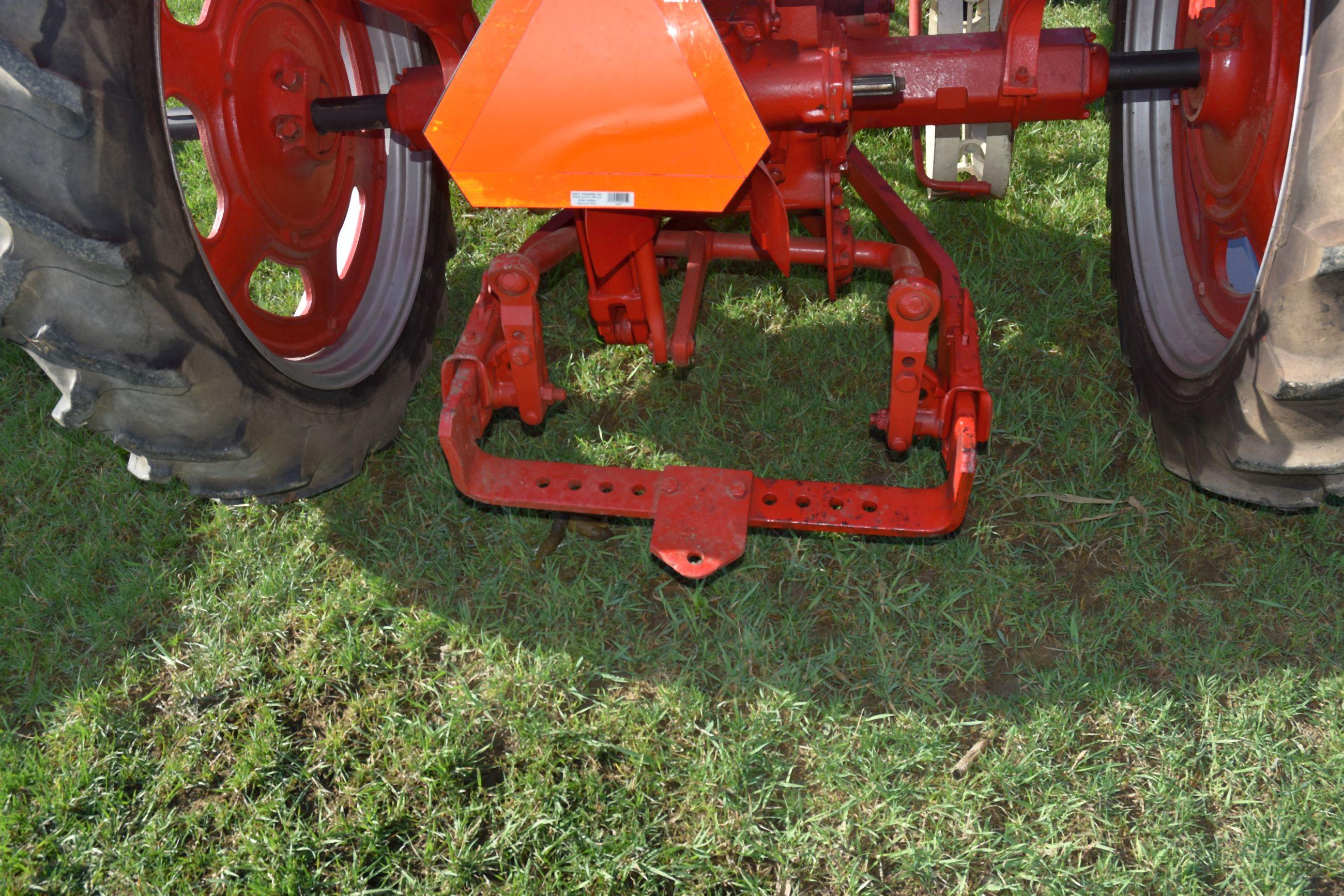 Farmall Super C With 2 Row Mounted Corn Planter, With Check Wire, Fenders, Fast Hitch, Red Tag SN: 1