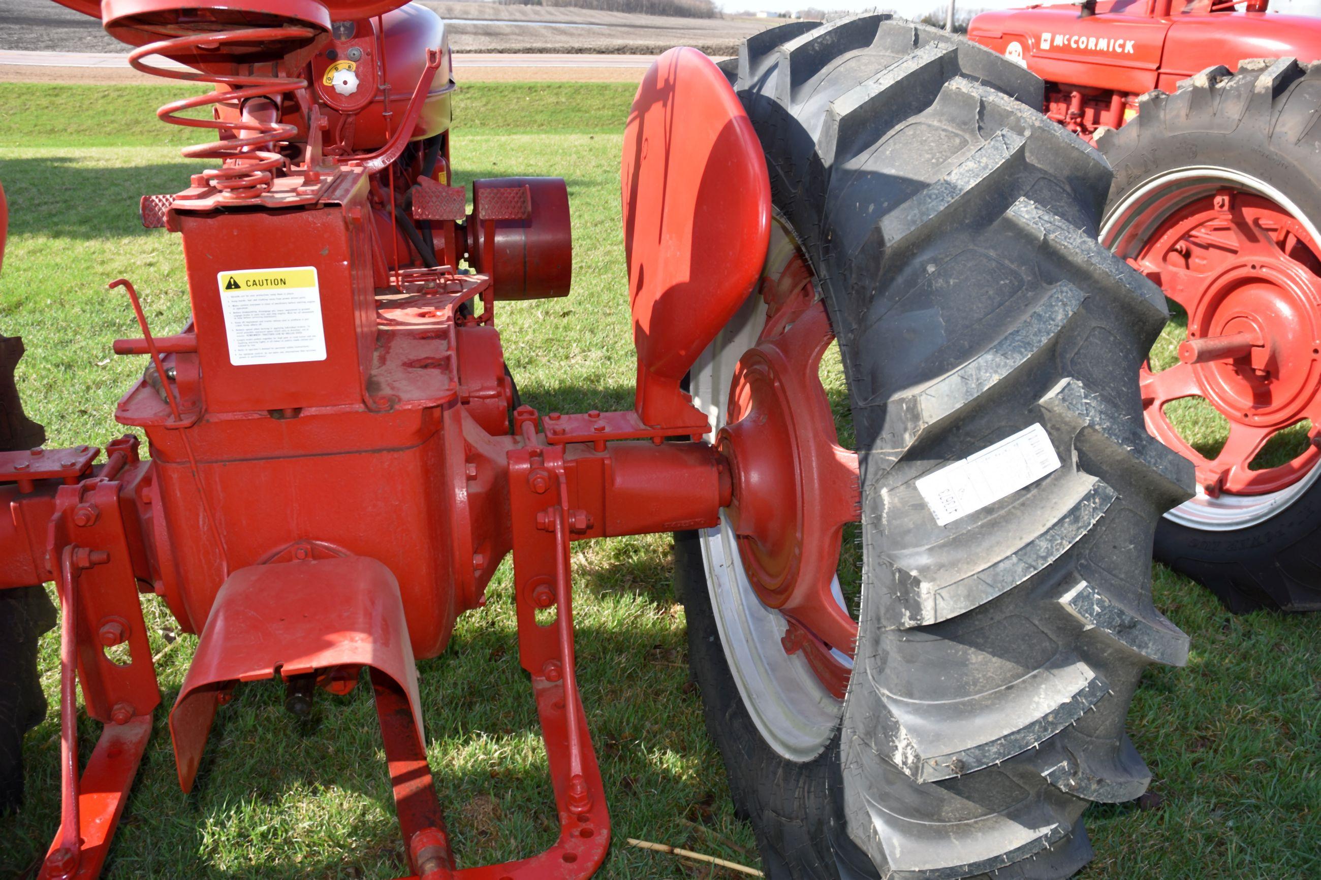 1953 Farmall Super M, Narrow Front, New Tires, Belt Pulley, SN: F34193J