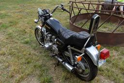 1980’s Suzuki Motorcycle, GS550 L, 2321 Miles Showing, Stuck In Gear,  SN: GS550E-710641