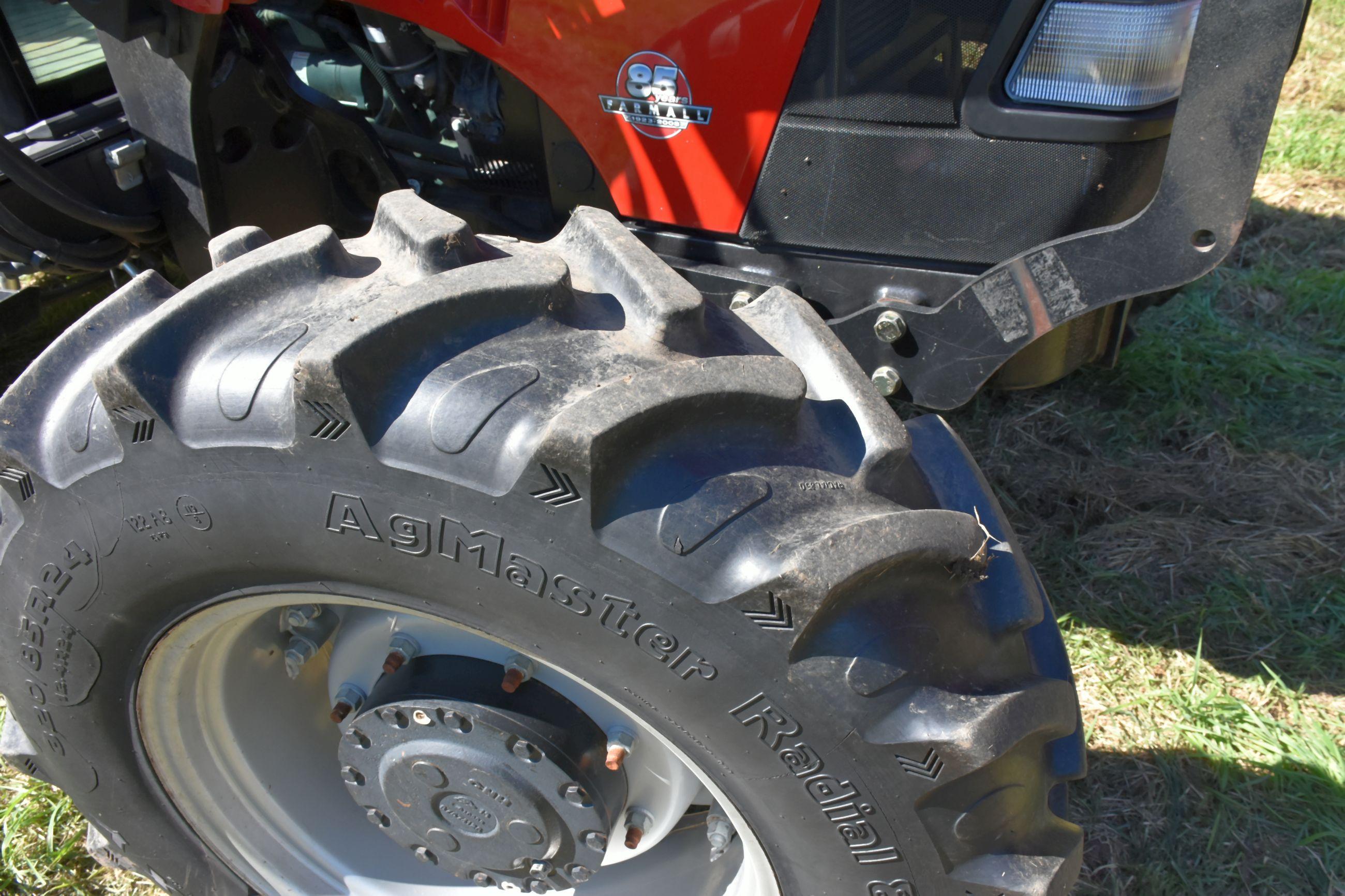 2008 Case IH 95U MFWD With CIH L745 Loader With Euro Style, Full Cab, 1733 Hours, 460/85R30,  540/10