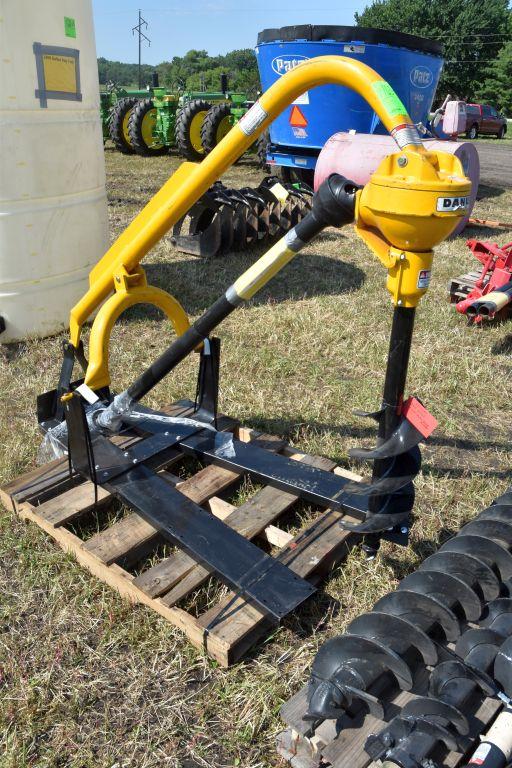 New Danuser 3pt. Post Hole Digger with 9"  auger