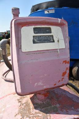 500 Gallon Fuel Tank With Electric Gas Boy  Pump Had Gas Stored Inside