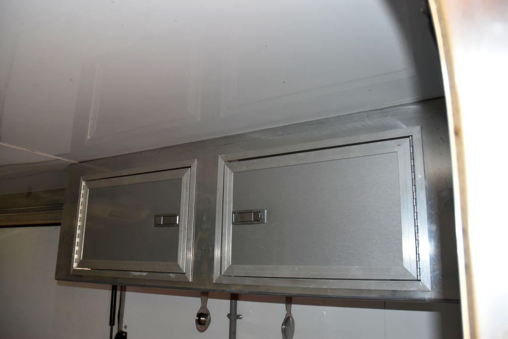 2015 Shopbuilt Concession Trailer, Stainless  Steel Sink & Prep Table, A/C, Right Hand Serve Window,