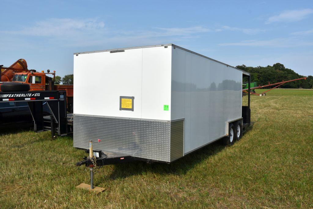 2015 Shopbuilt Concession Trailer, Stainless  Steel Sink & Prep Table, A/C, Right Hand Serve Window,