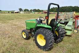 John Deere 3032 E Compact Tractor, ROPS,  Unknown Hours, Runs Good, 3pt., 2 Speed  Hydro, 15x19.5 Re