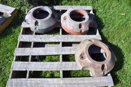 3 IH Wheel Weights, All For 1 Money