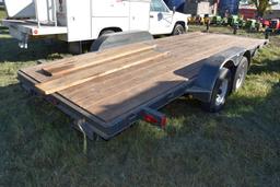 Maclander Tandem Axle Trailer, 20' x 81", Electric Brakes, 2 5/16 Ball, Ramps