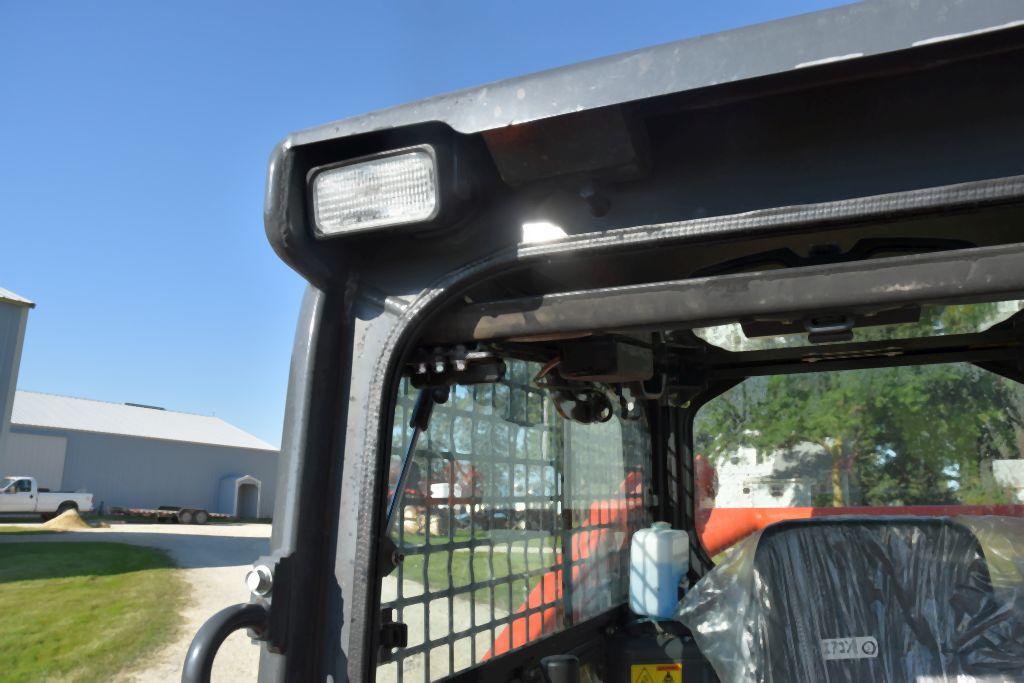 2013 Kubota SLV 90-2 Track Skid Loader, Full Cab, Power Attach, Aux. Hydraulic, 2 Speed, 57.5 Hours,