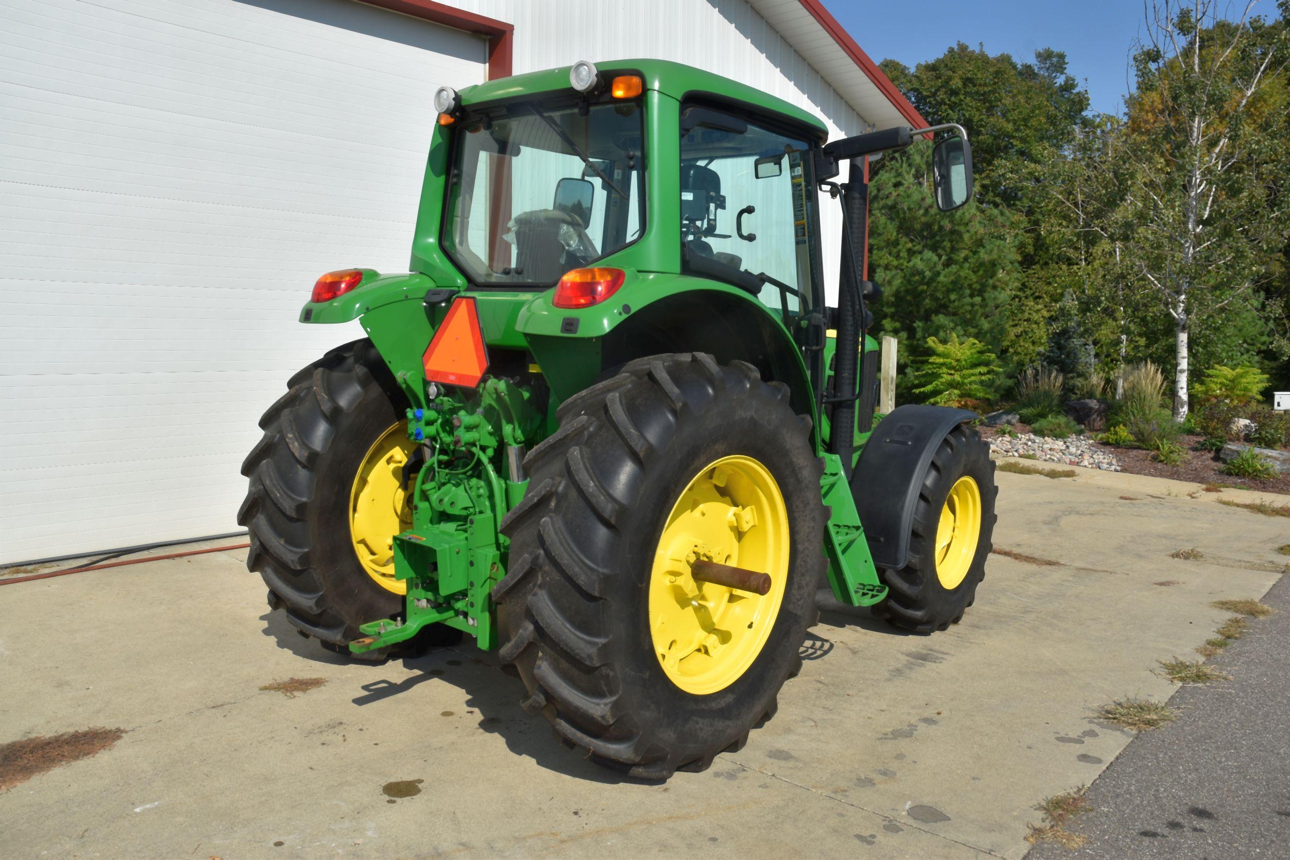 2011 John Deere 6430 Premium MFWD, 3pt, PTO, 3 Hydraulic, 704 Actual Hours, Full Cab, IVT, Left Hand