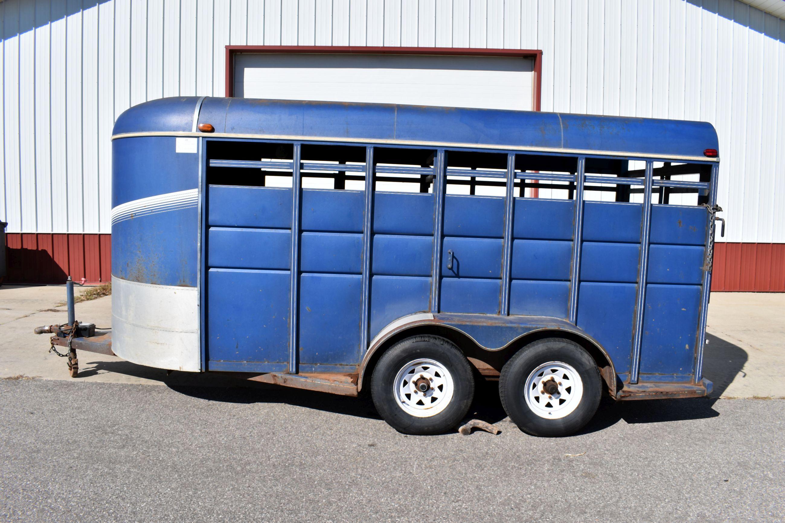 2007  Dura-Line Livestock Trailer, 15', Tandem Axle, 2" Ball, Lights