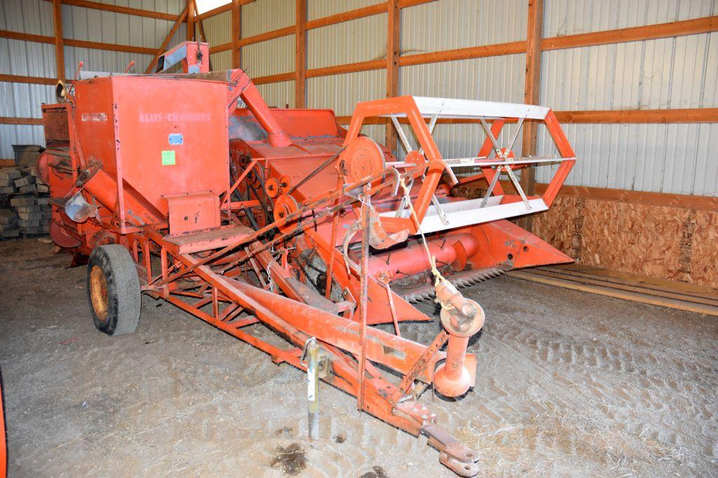 Allis Chalmers All Crop 72 Combine PTO 6’ Head, Older Restoration, SN: 7260