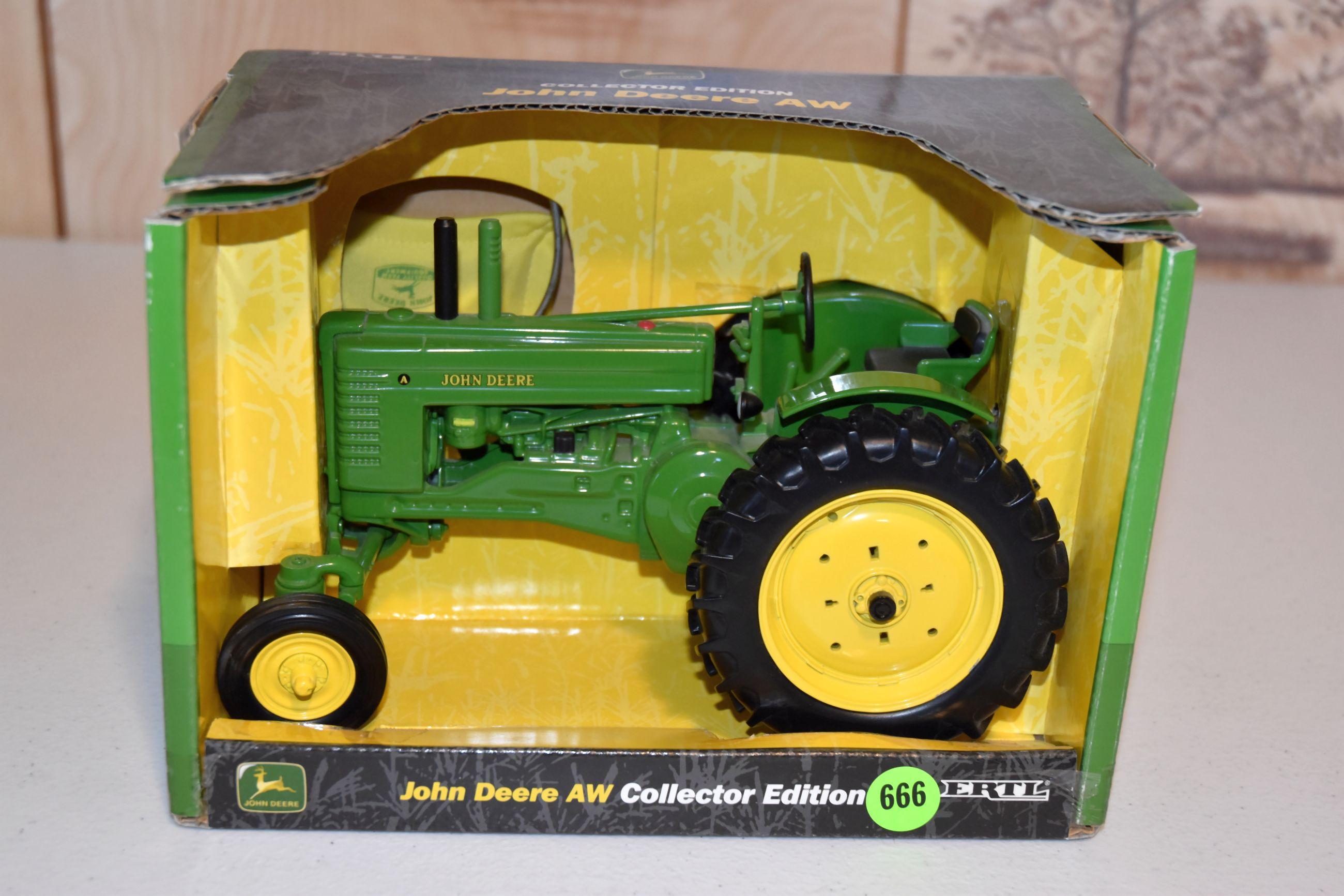 Ertl John Deere AW Collectors Edition, 1/16th Scale, With Box