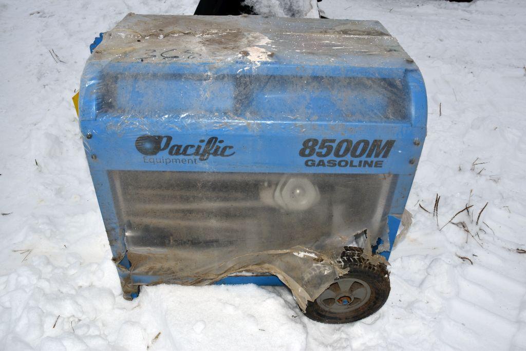 Pacific 8500M Gas Generator, Never Been Used,  11HP Engine, Wheel Kit