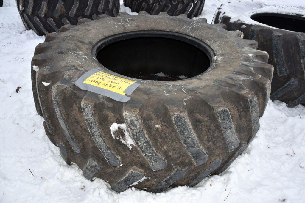 Firestone  - 800/70/38  Tires at 35% Tread  selling  at 2 x  $