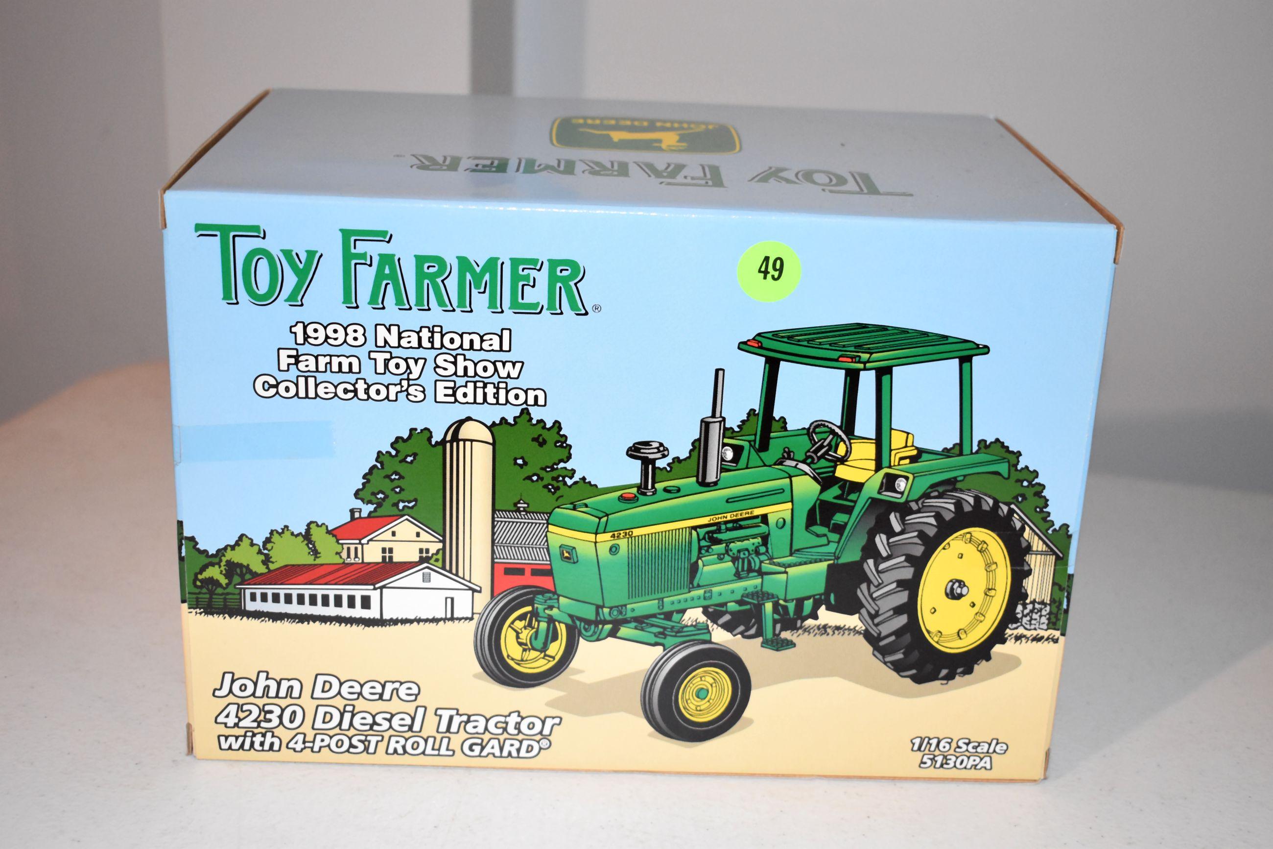 Ertl 1998 Toy Farmer John Deere 4230 4 Post, 1/16 Scale, With Box