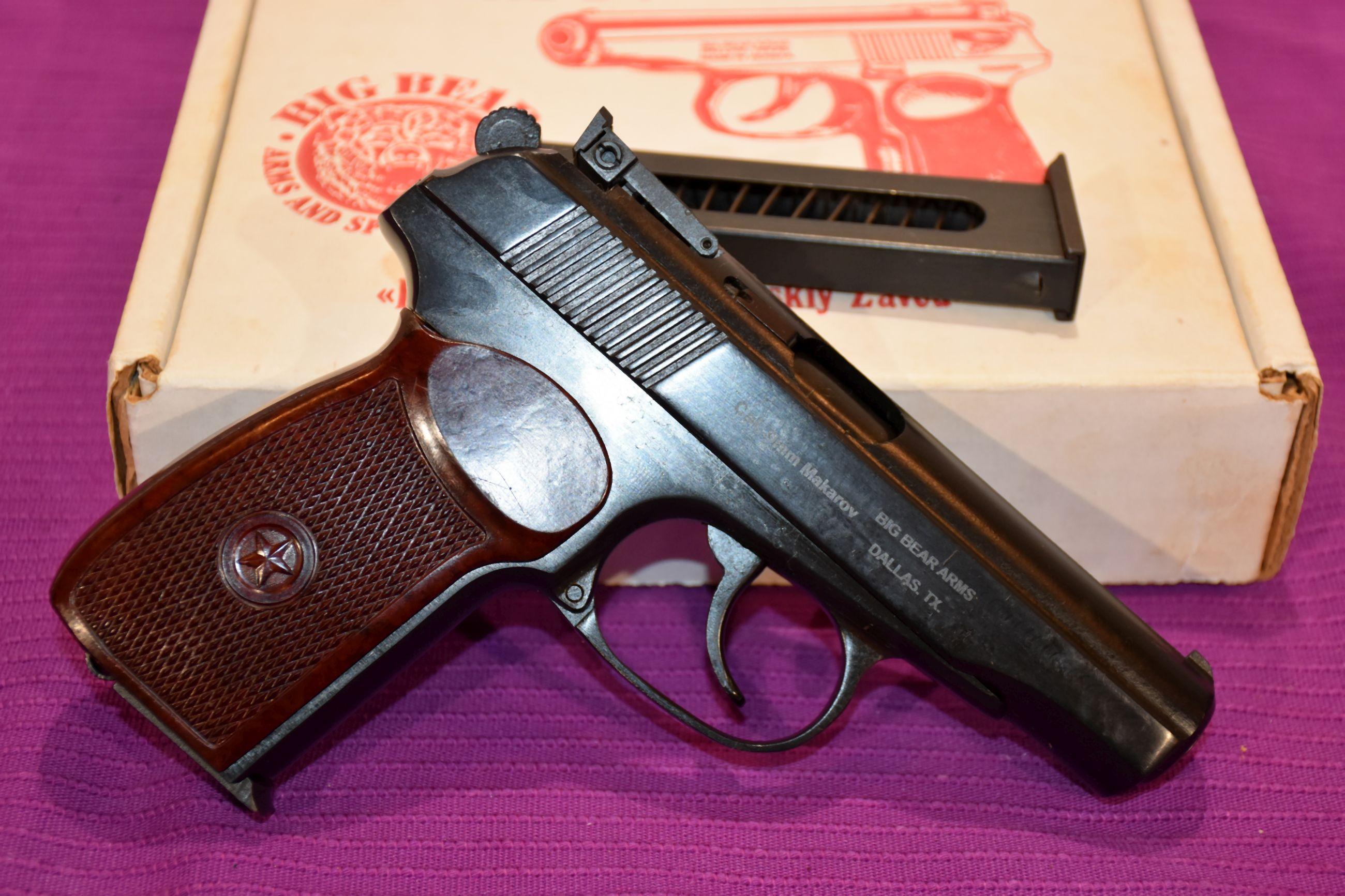 Makarov IJ-7018A Semi Automatic Pistol, 9MM Makarov, 2 Magazines, With Box, SN: A0T-0473