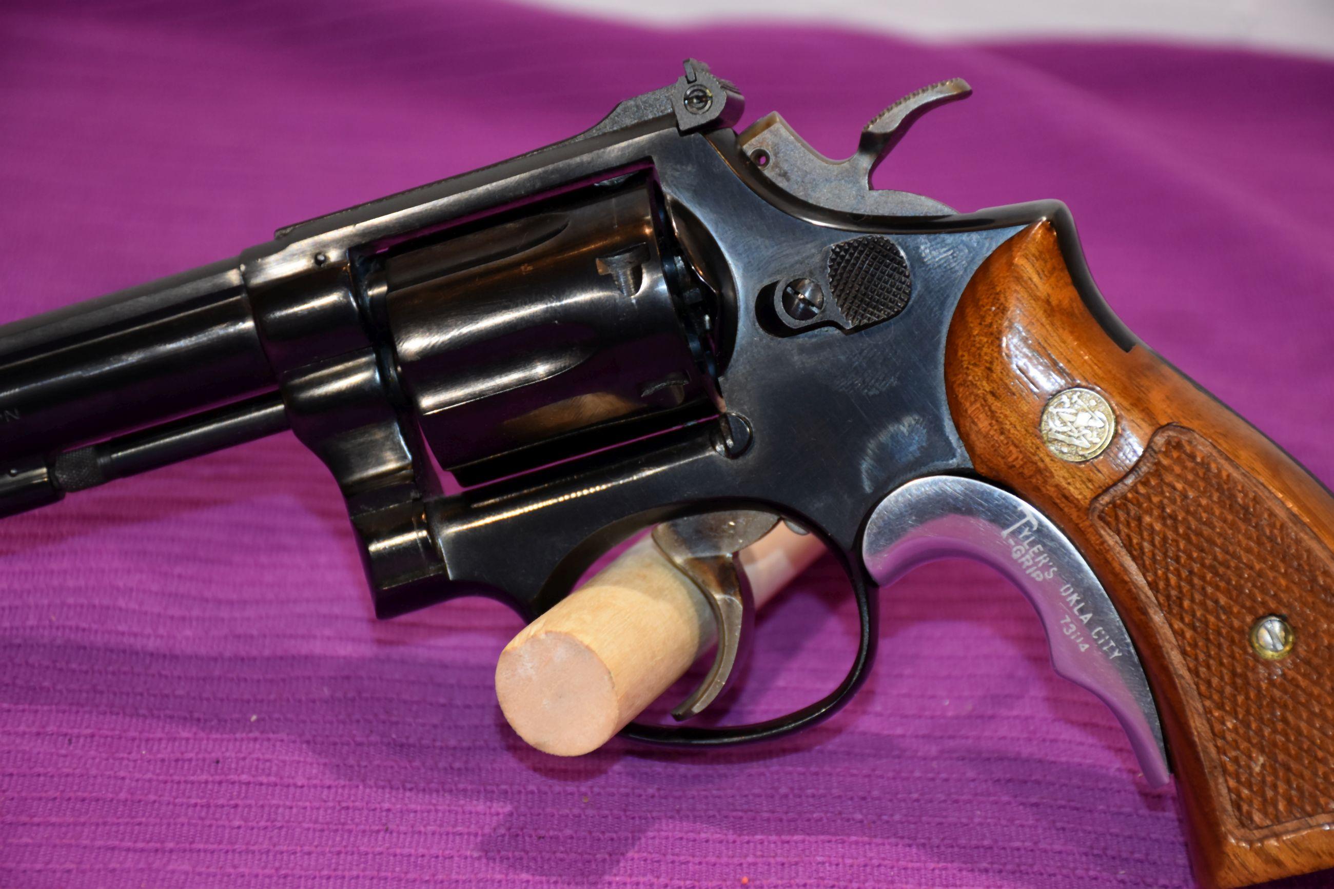 Smith And Wesson Model 14-3 Revolver, 38 S&W Special, 6" Barrel, SN: K91042