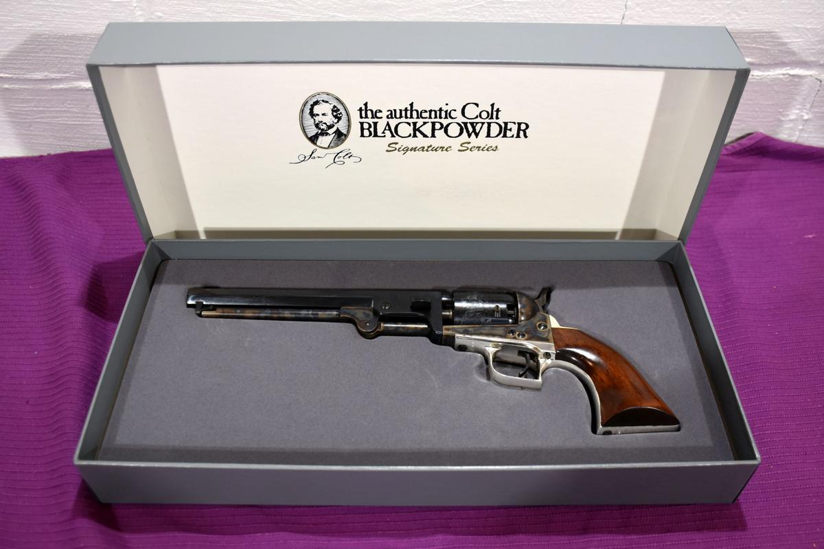 Authentic Colt Black Powder Signature Series Commemorative Revolver, SN: 30970, Colt 1851 Navy 36 Ca