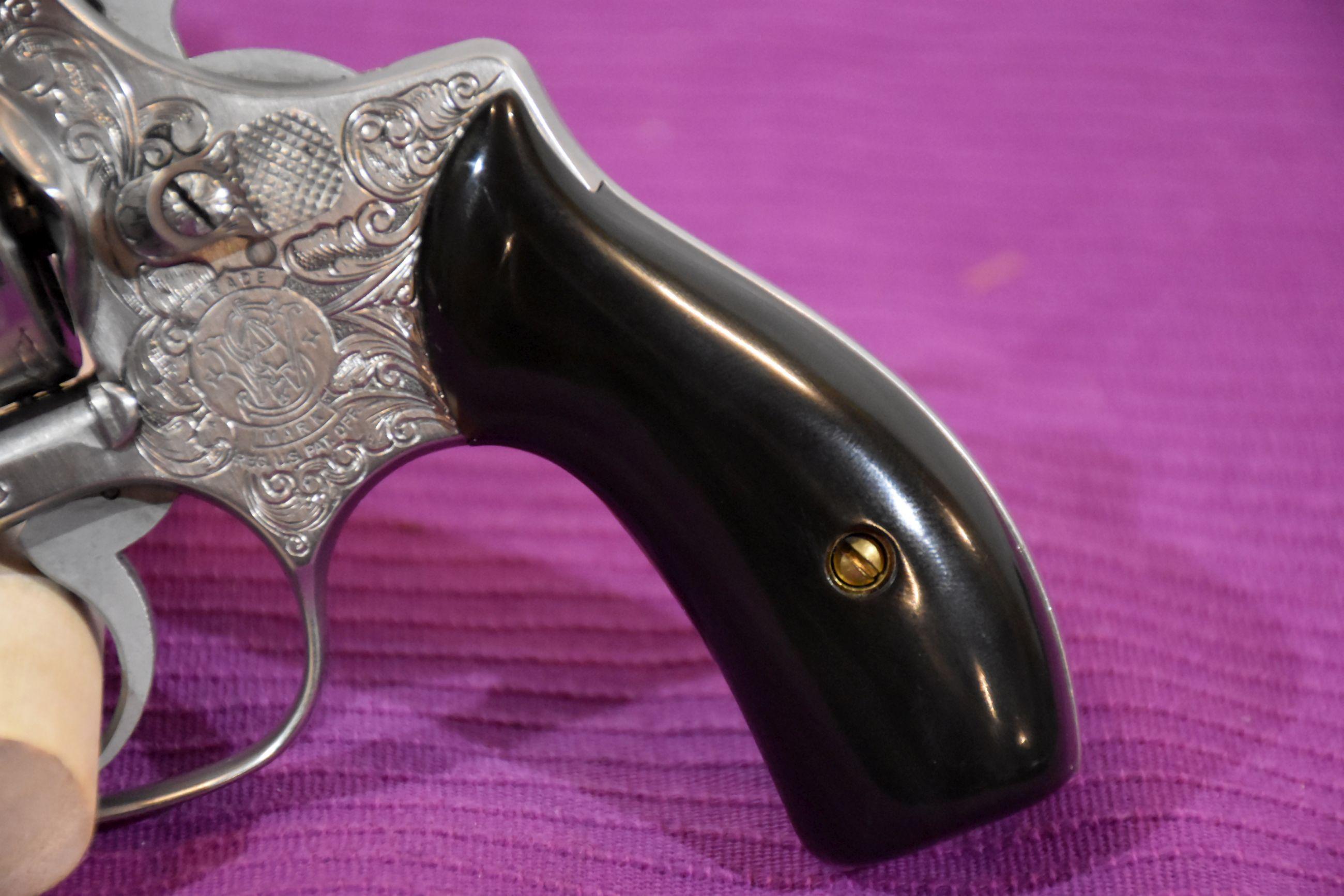 Smith And Wesson Model 60 Revolver, 38 S&W Special, Heavy Engraving, SN: R309083, 2" Barrel