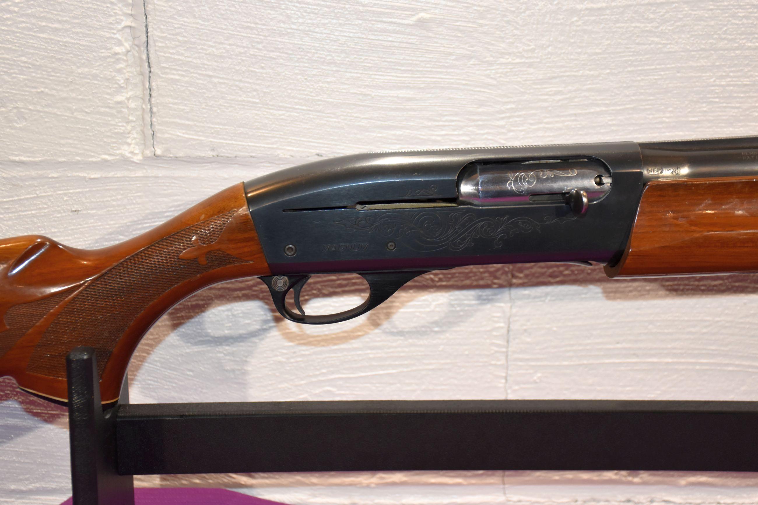 Remington Model 1100 Magnum Semi Automatic Shotgun, 12 Gauge, 3 Inch Shells, Full Choke, Vented Rib,