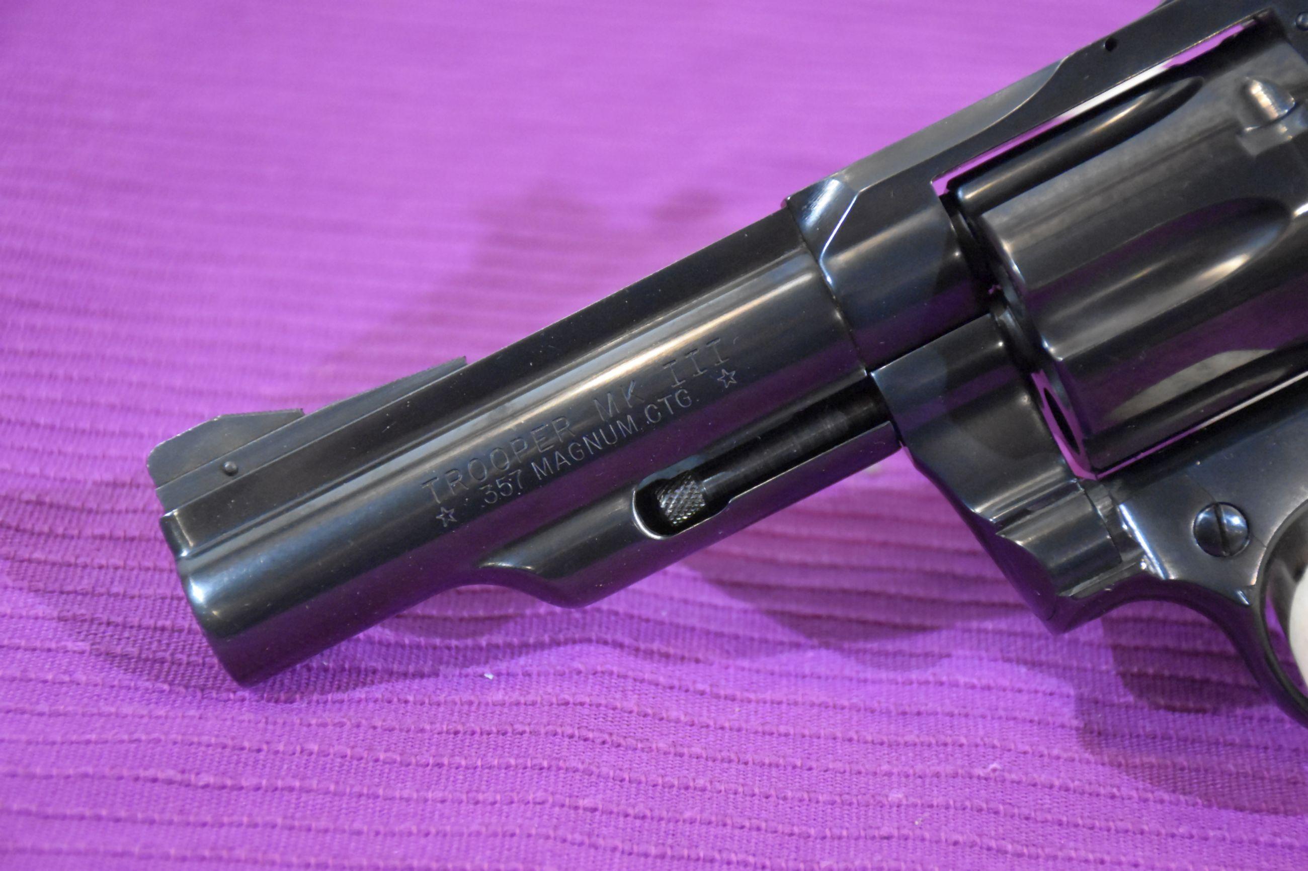 Colt Trooper Mark III, Revolver, 357 Magnum, SN: L53173, 4" Barrel