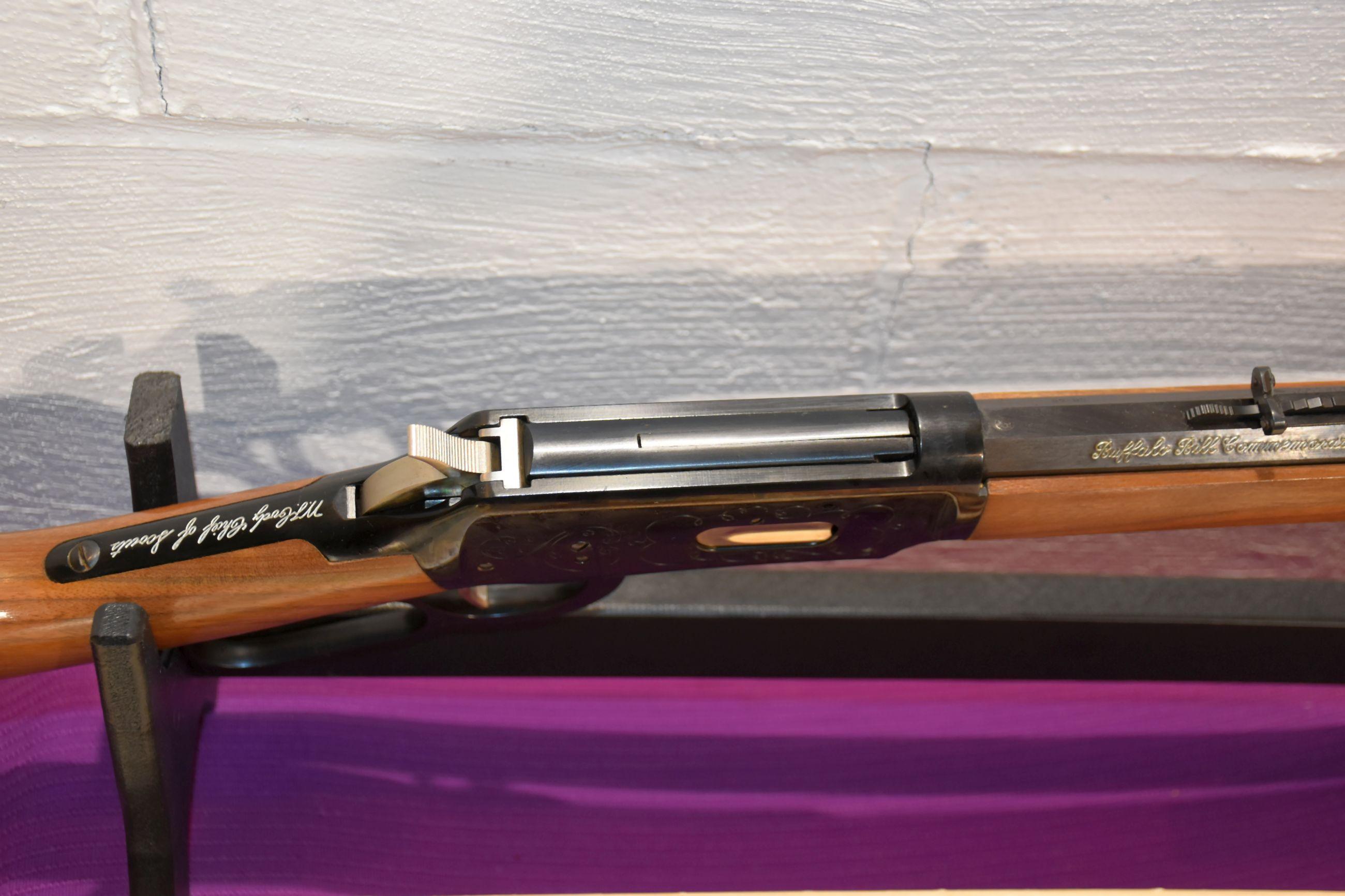 Winchester Model 94 Lever Action Buffalo Bill Commemorative, 30-30 Win, 26" Octagon Barrel, With Box