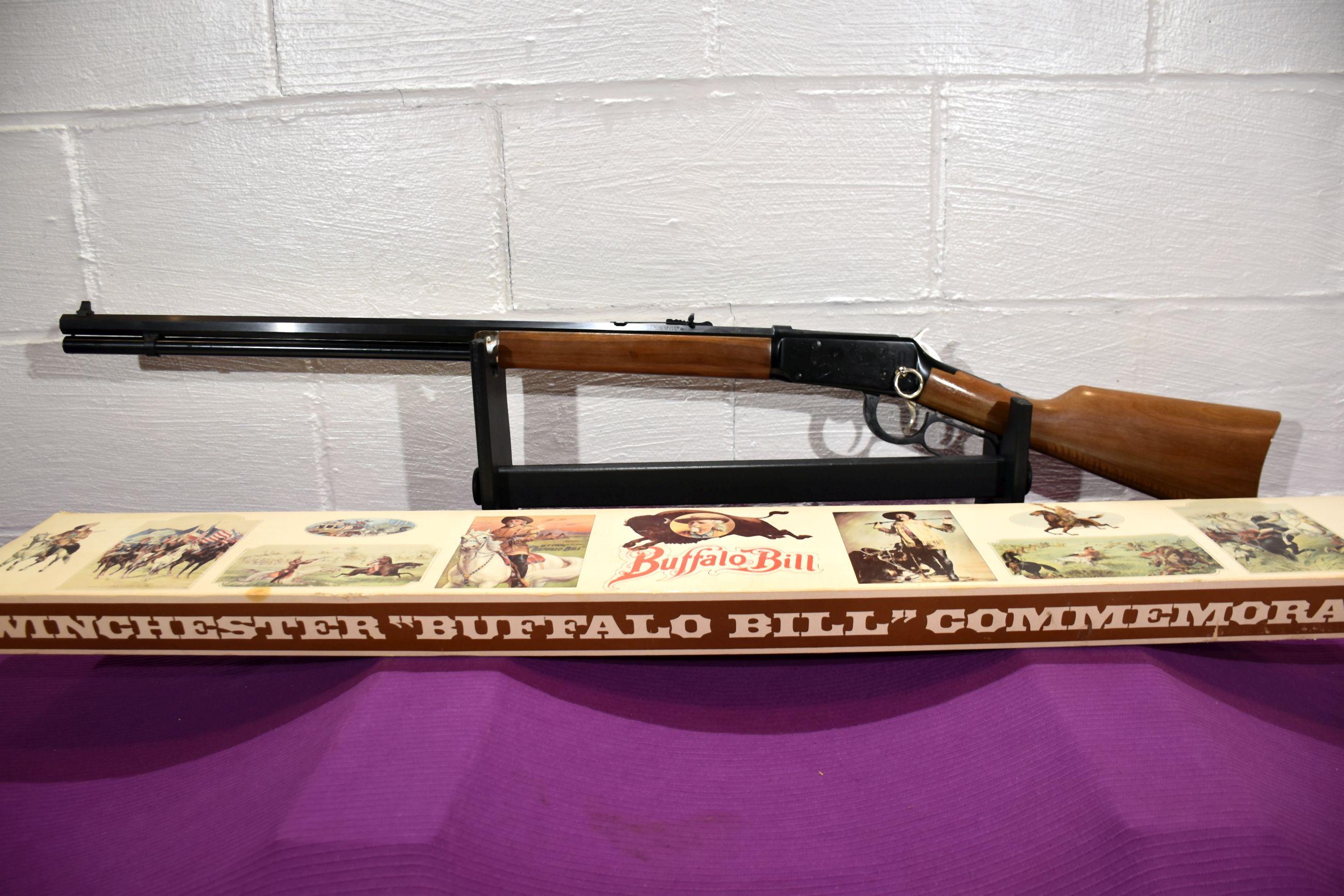 Winchester Model 94 Lever Action Buffalo Bill Commemorative, 30-30 Win, 26" Octagon Barrel, With Box