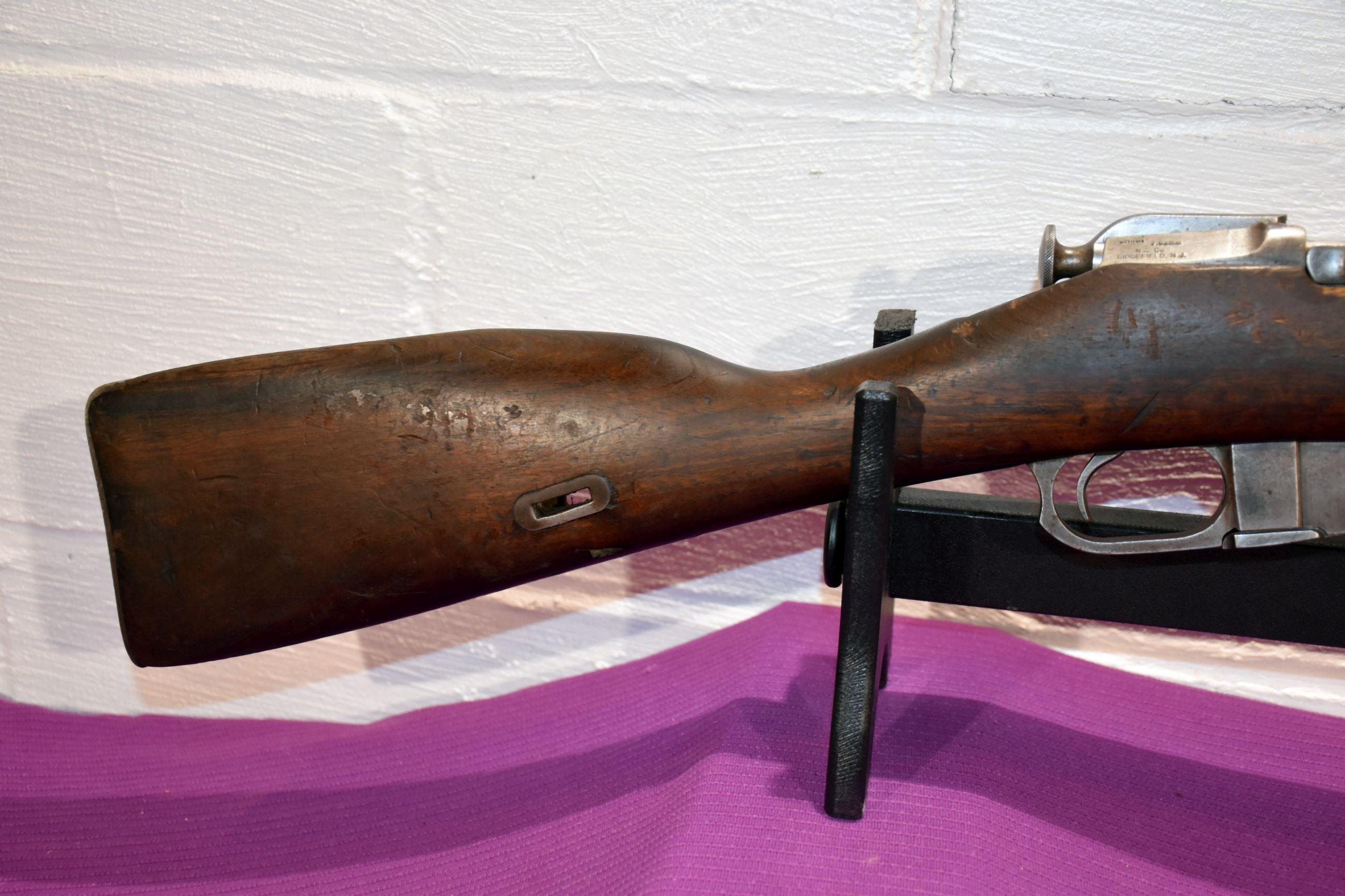 Japanese Military Rifle With Bayonet, Bolt Action, 1955.1 Code, Stamped 7.62 MM Ridgefield NJ, SN: 3