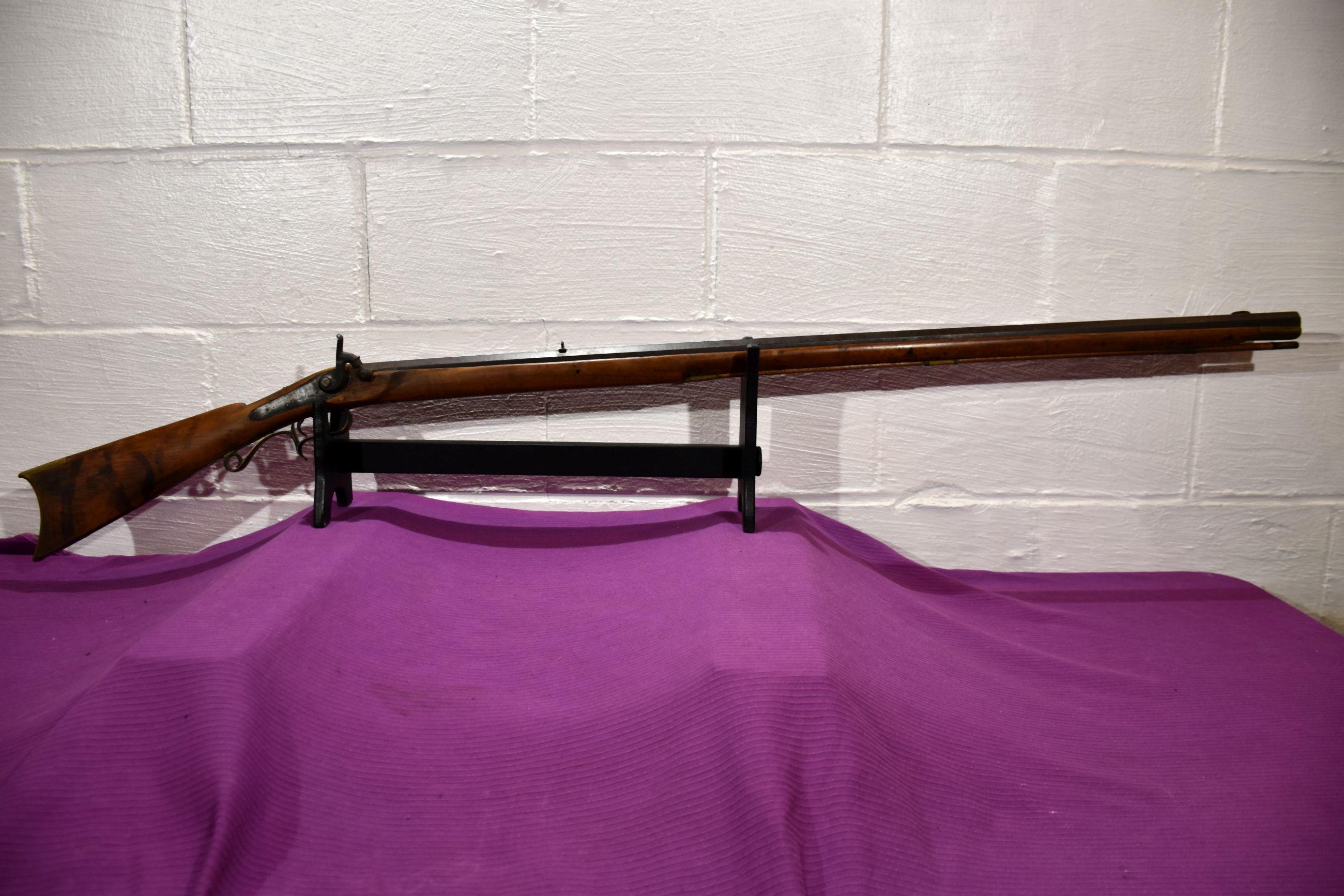 J.Griffith Louisville Black Powder Rifle, Octagon Barrel, Exposed Hammer