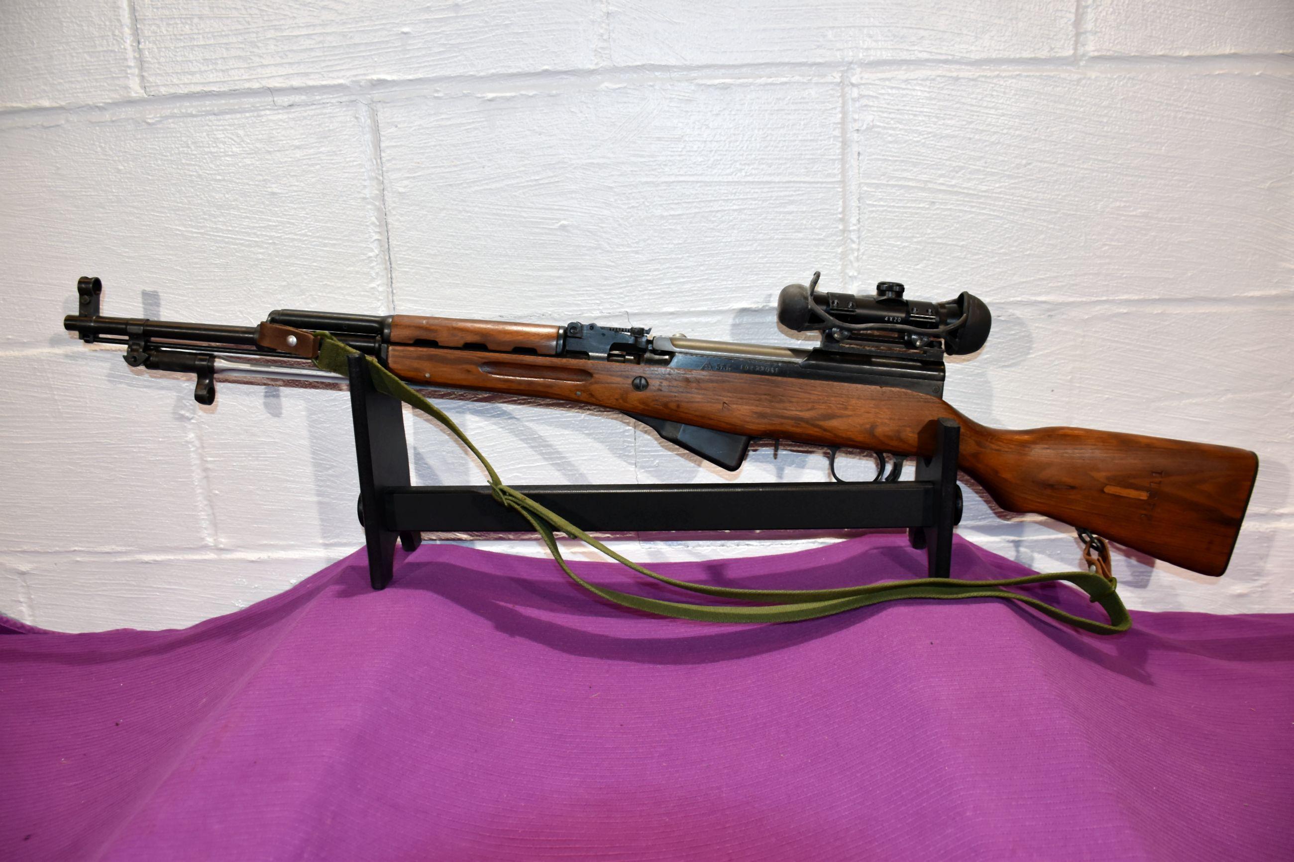 Japanese Military Rifle, Semi Automatic, Scope, Bayonet, Sling, SN:10422011