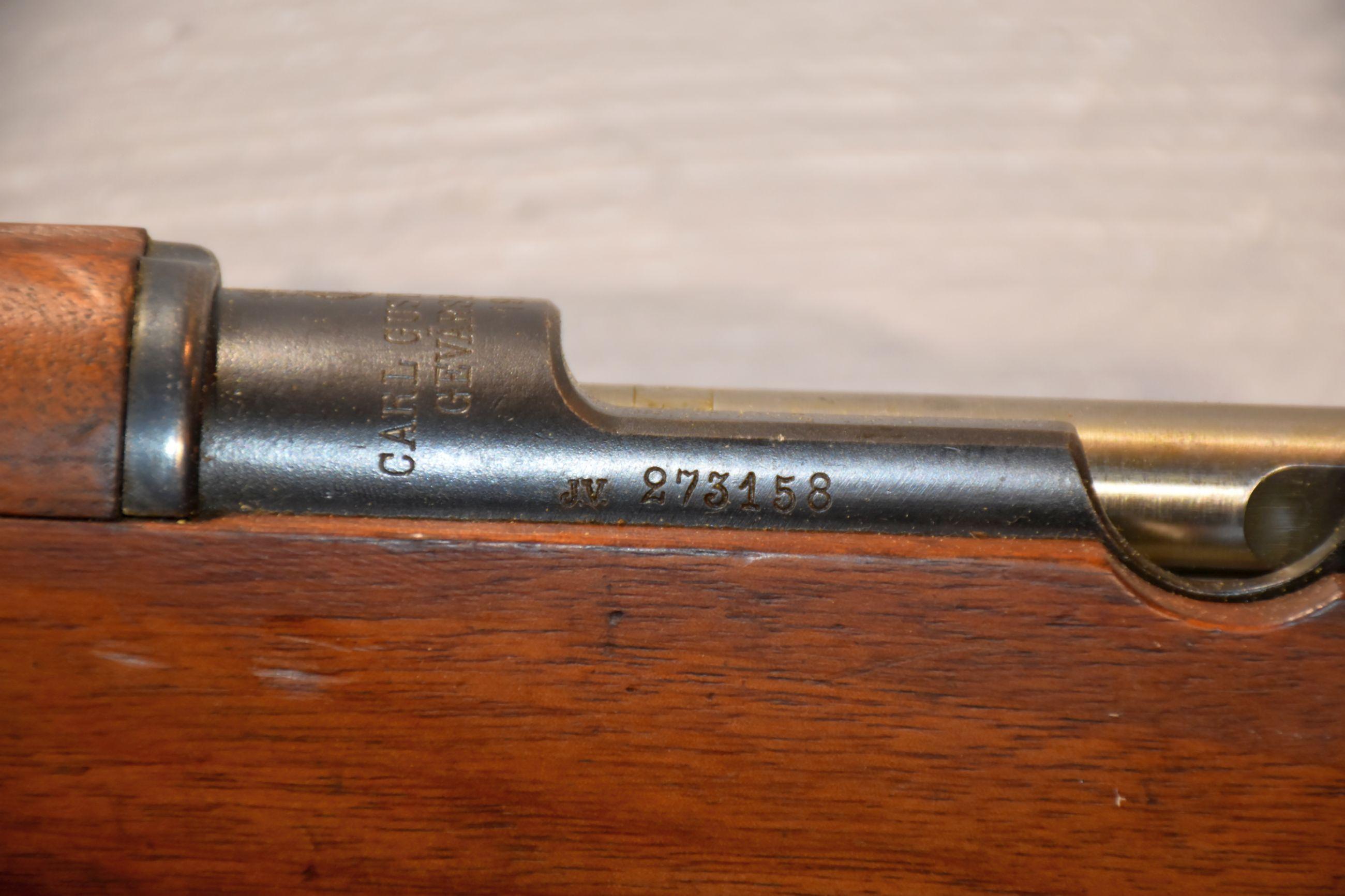 Carl Gustafs Stads Gevarsfaktori 1910 Bolt Action Military Rifle, SN: 273158, Flip Up Sight