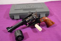 Ruger New Model Blackhawk 357 Mag Revolver, 4 3/4" Barrel, 2 Cylinders, Hardcase, SN: 37-51891