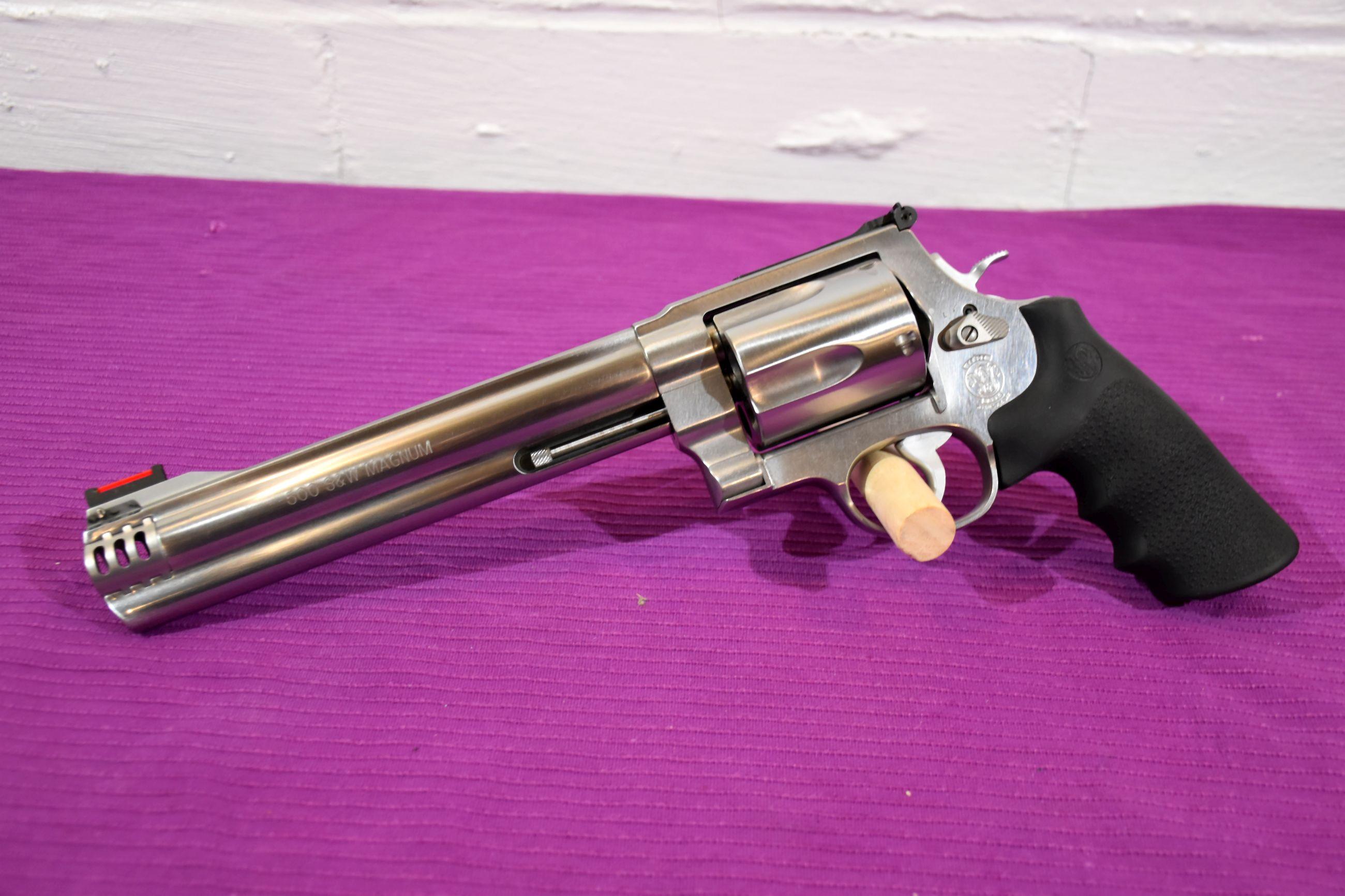 Smith And Wesson 500 Revolver, 8" Barrel, SN: CJU3588