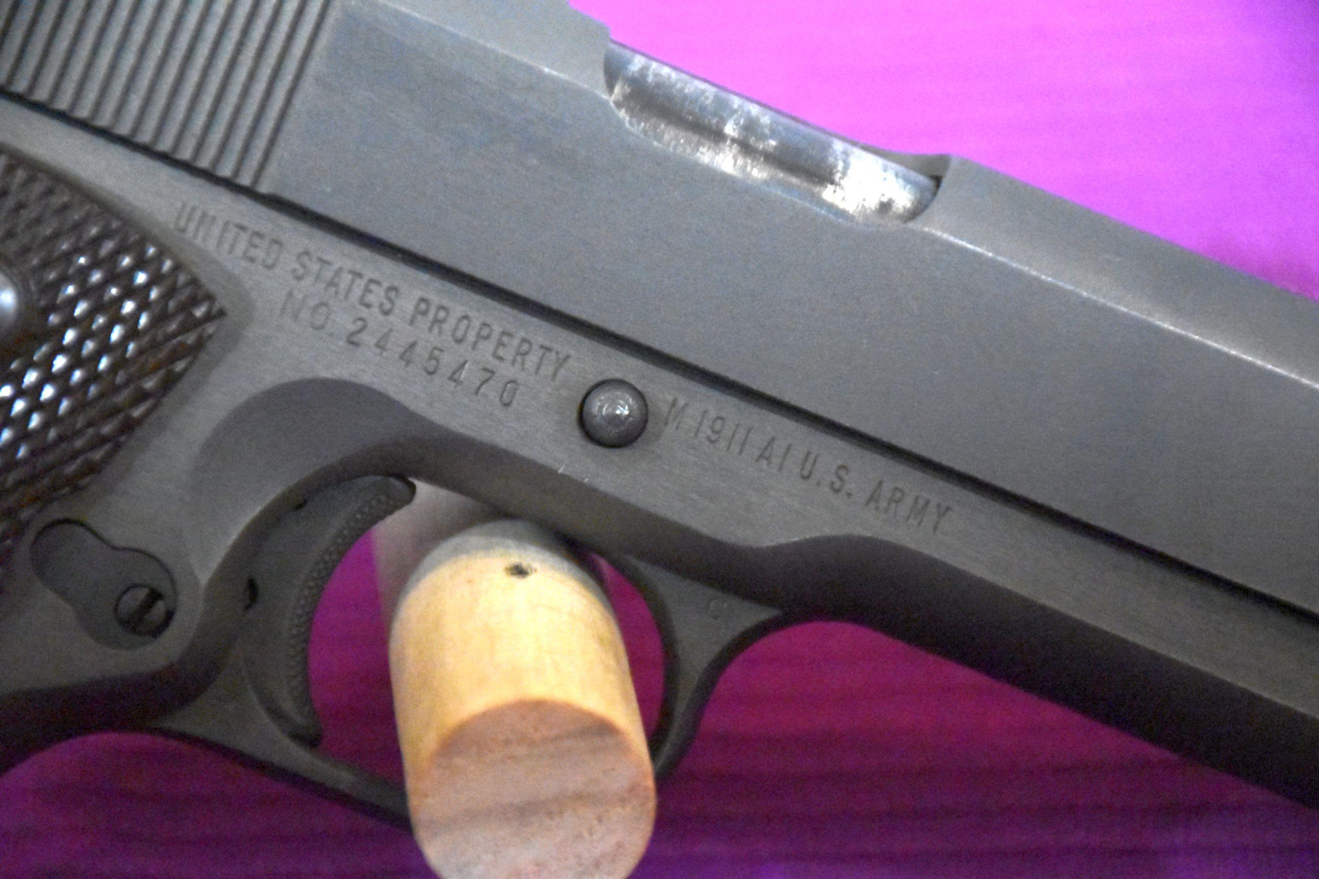 Remington M1911 AI US Army Semi Auto Pistol, 45 Cal, 1 Magazine, SN: 2445470