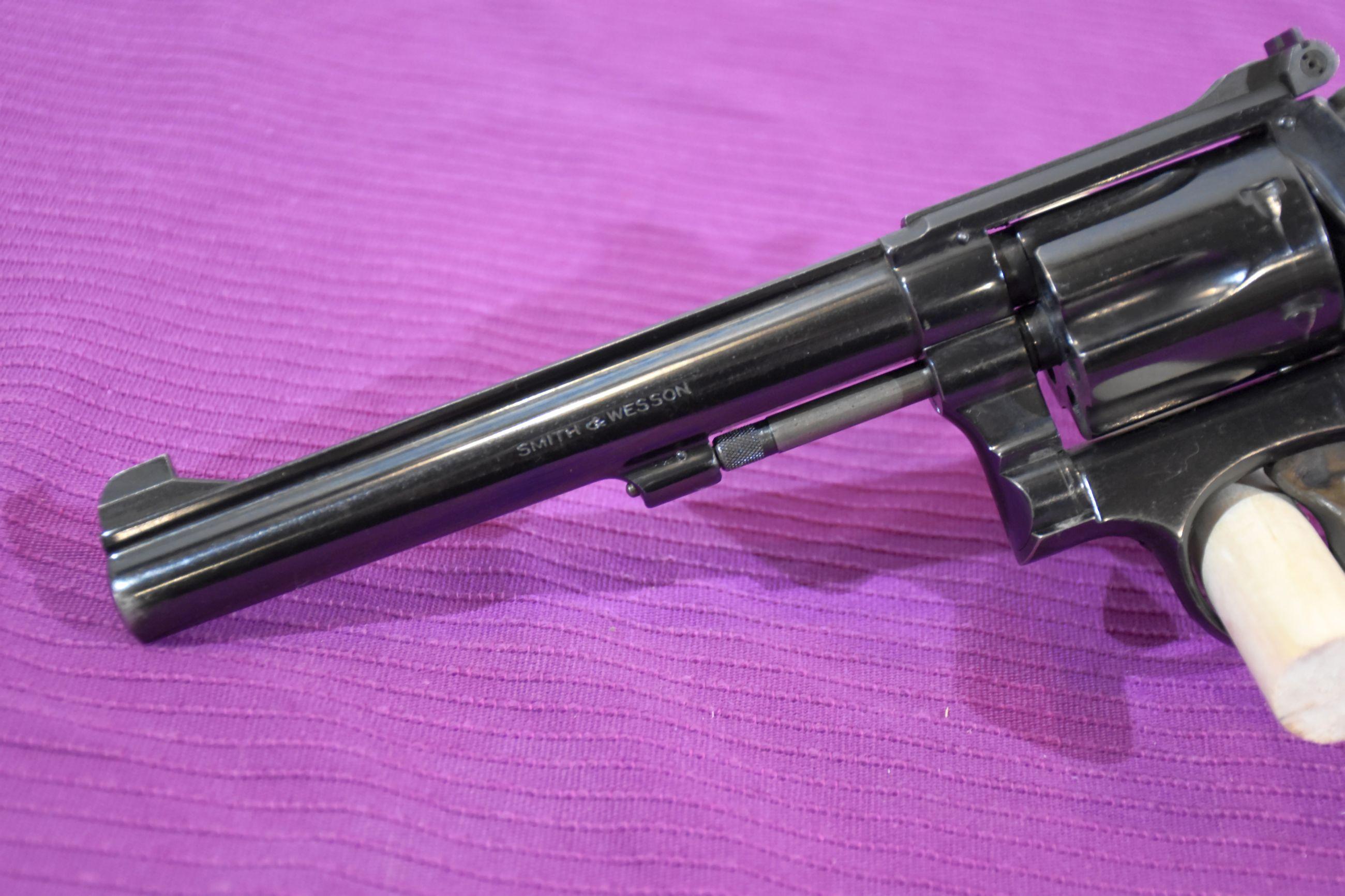 Smith And Wesson Model 17-1 Revolver, 22LR, 6" Barrel, SN: K435776
