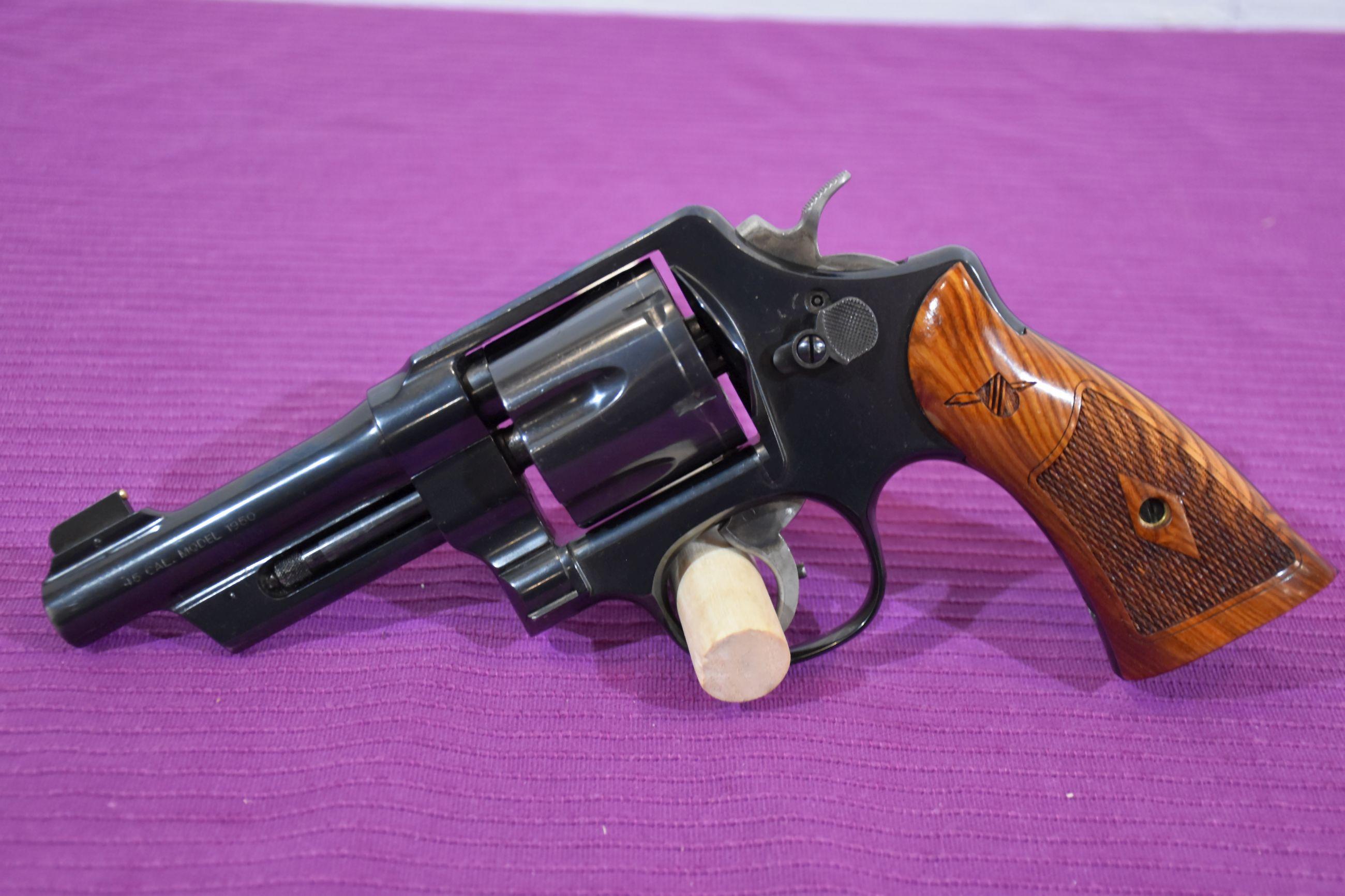 Smith And Wesson 45 Cal Model 1950 22-4 Revolver, SN: TRR0890, 4" Barrel