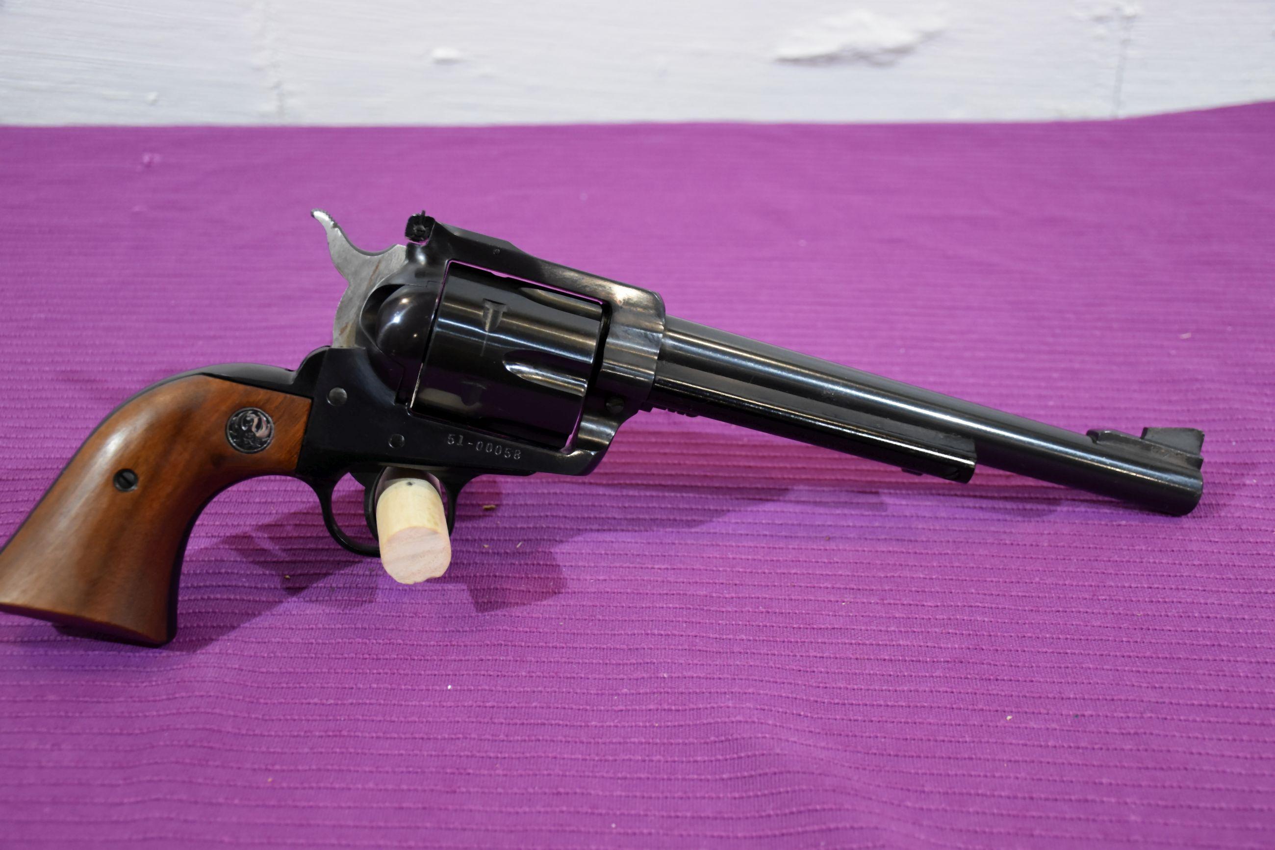 Ruger New Model Blackhawk 30 Carbine Cal Revolver, 7.5" Barrel, SN: 51-00058