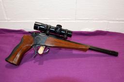 Thompson Center Arms 7-30 Waters Pistol, Super 14, Pro Class 2x22 Scope, SN: 426432, 14" Barrel