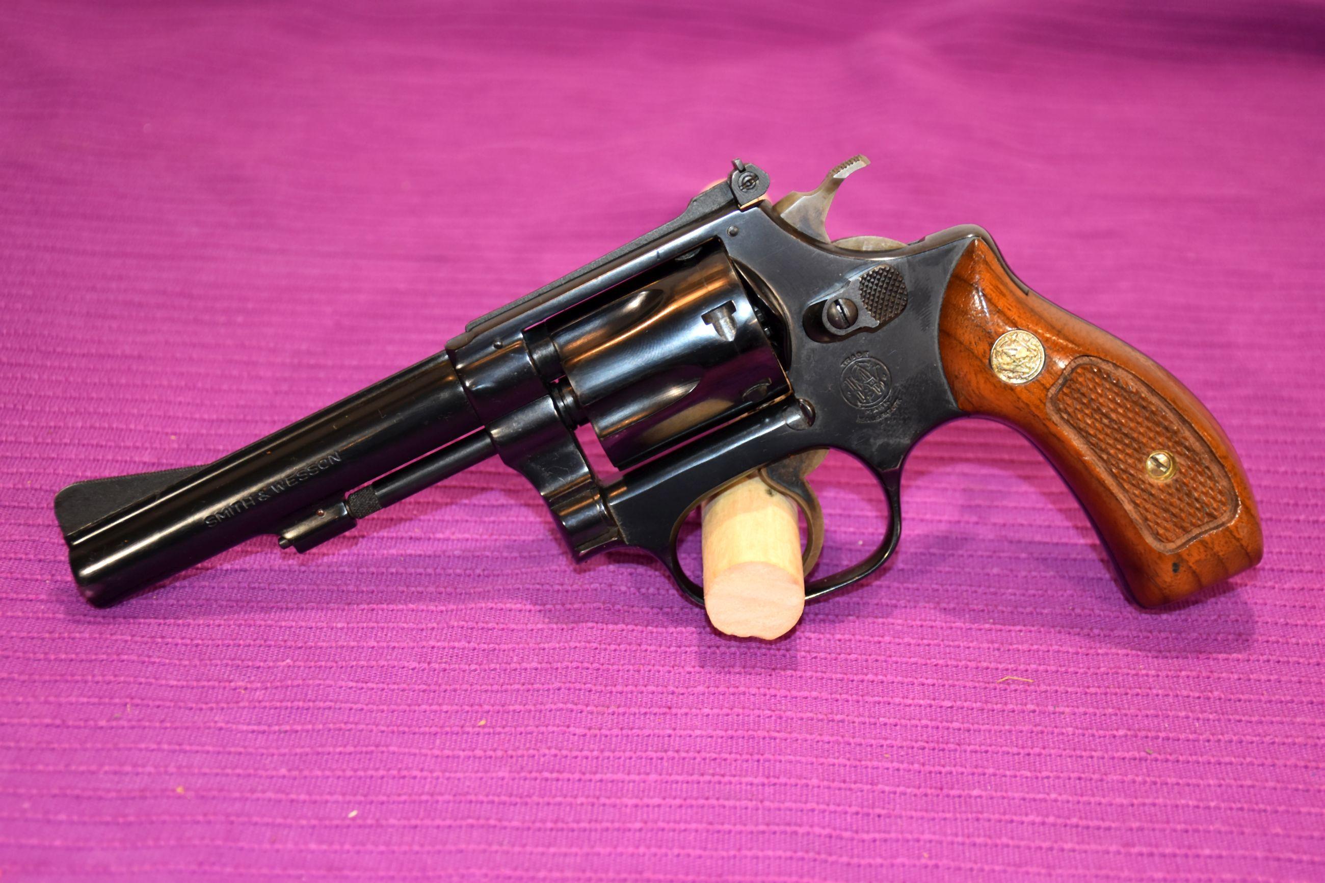 Smith And Wesson Model 34-1 Revolver, 22 LR Cal, 4" Barrel, SN: M66012