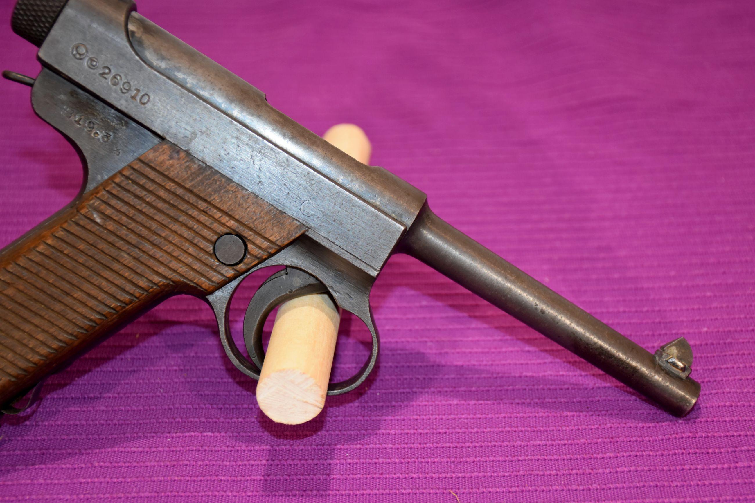 Japanese Nambu Type 14 Pistol, 19.3 Marked, 8MM, SN: 26910