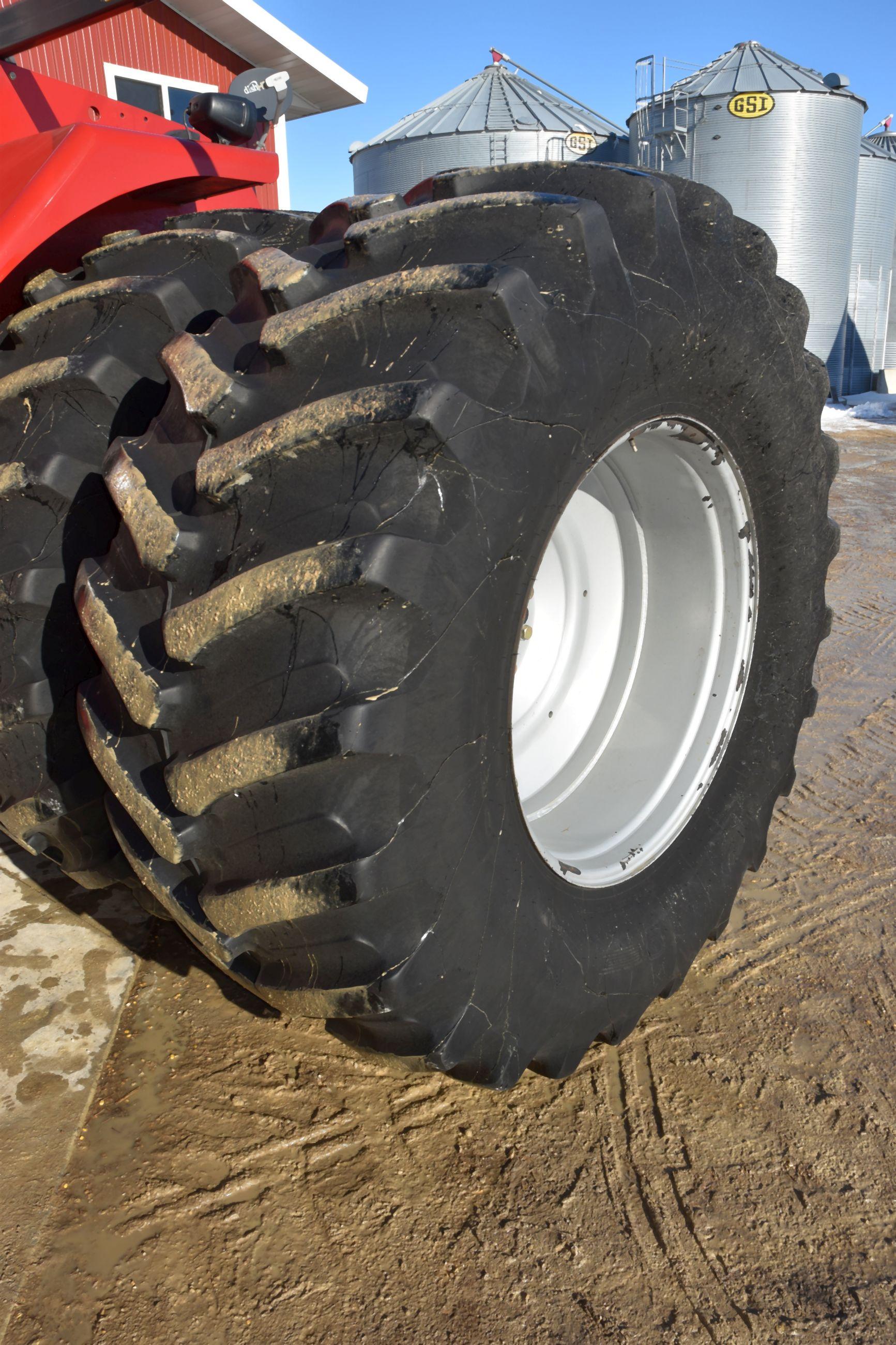 Case IH 500HD Steiger 4WD, 2,203 Hours, 800/70R38 Duals 85%, 4hyd, 28 Rear Mount Suit Case Weights,