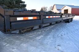 1978 Landoll Drop Deck Semi Implement Trailer, 42’ x 96”, New Deck & Crossmembers, Hydraulic Slide &