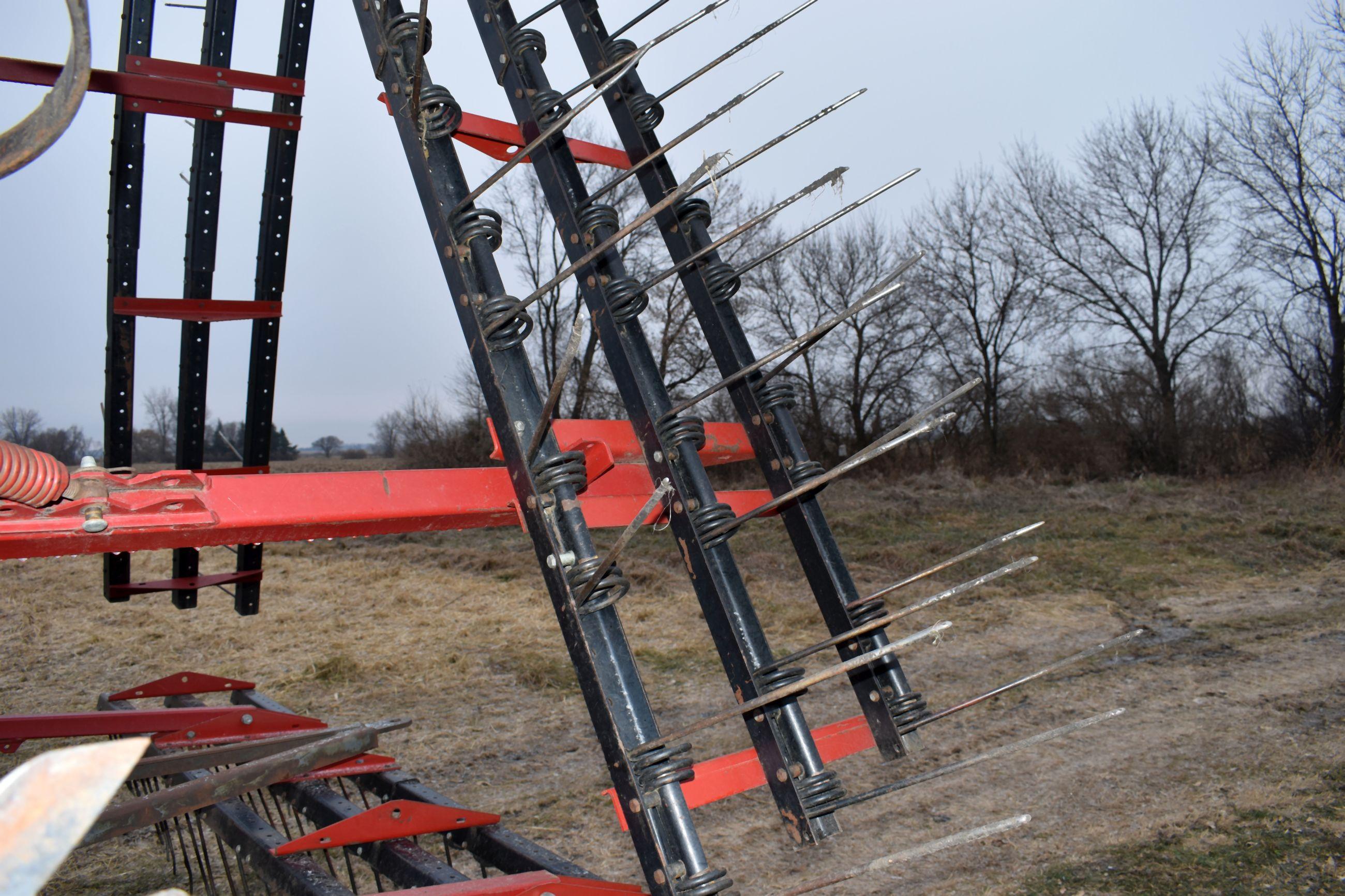 Case IH 4800 Field Cultivator, 31.5’, Walking Tandem, 3 Bar Tine Harrow, SN: JAG0057194