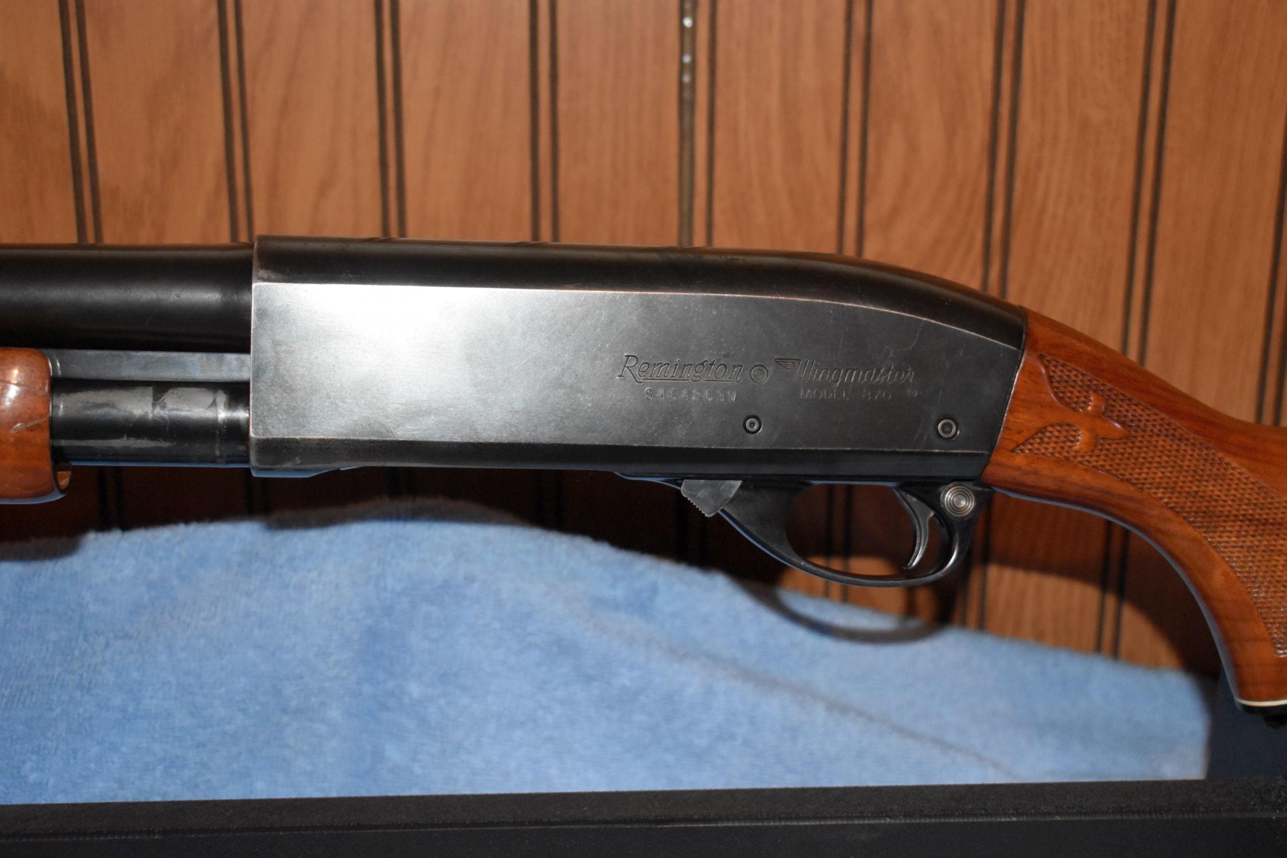 Remington Model 870 Wingmaster, 12 Gauge, 2 3/4'' Or 3'', Pump Action, Rifle Sights, SN:S464263V