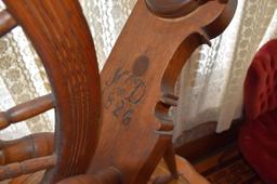 Spinning Wheel, With A Date Of 1826, Pick Up Only