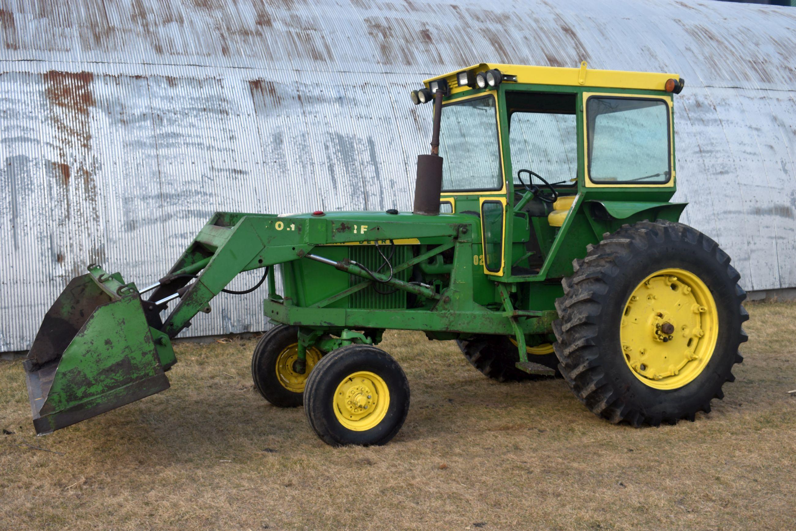 1970 John Deere 3020 Diesel, Syncro, Side Console, 10,212 Hours (Engine Overhauled At 7,700 Hours) 1