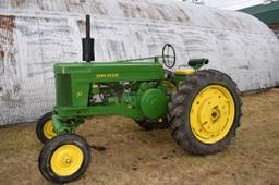 John Deere 70 Wide Front, Gas, 15.5x38 95%, PTO, Restored, SN: 7003077