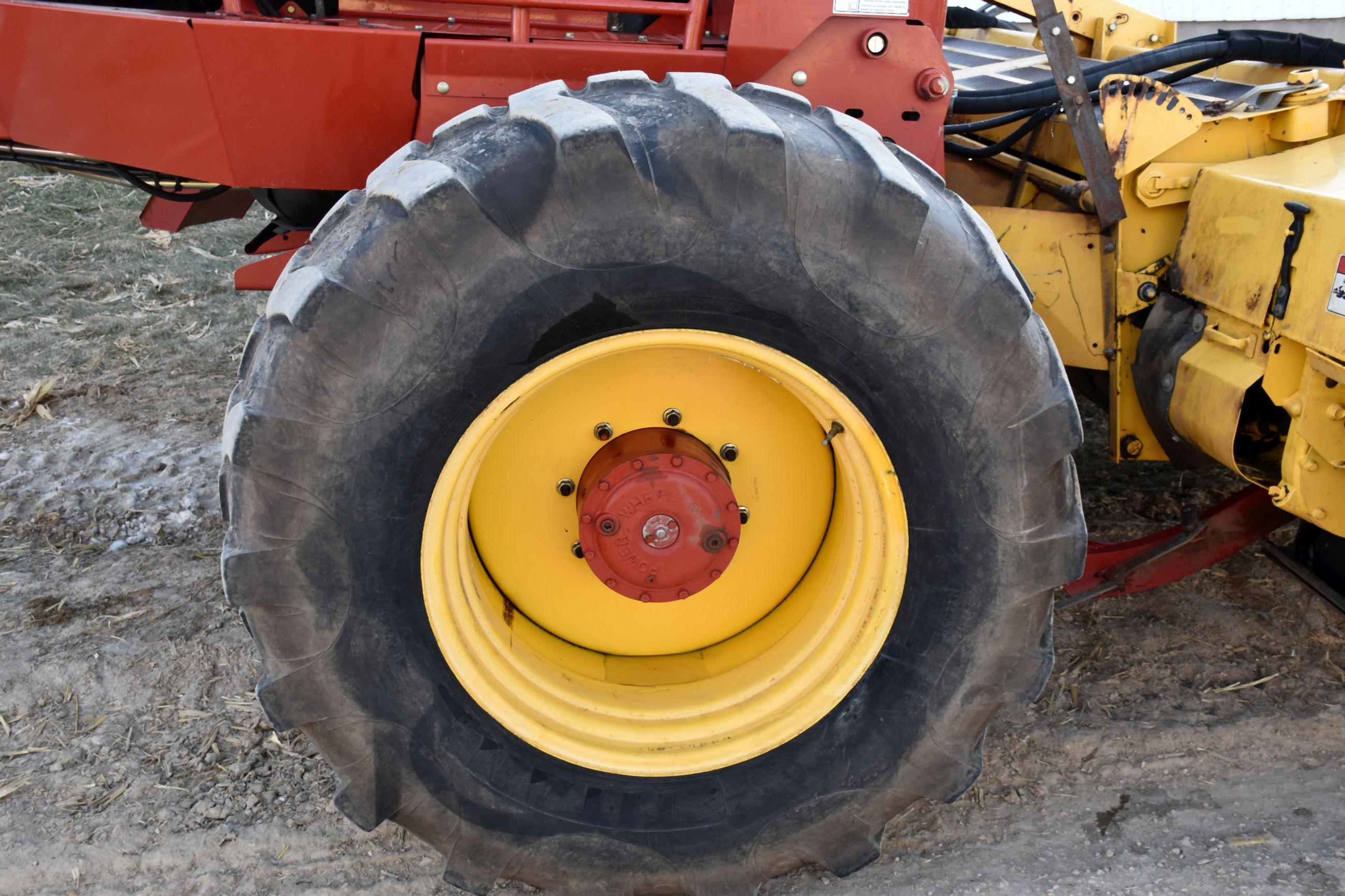 2007 New Holland HW 365 Self Propelled 16’ Disc Bine, Full Cab, Diesel, Hydro Drive With Only 1,364