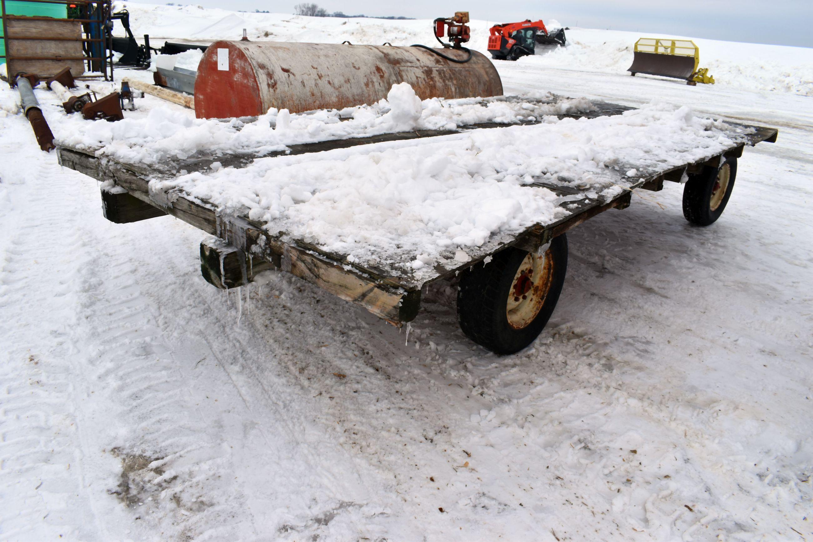 8'x16' Flatbed On 5 Ton Running Gear